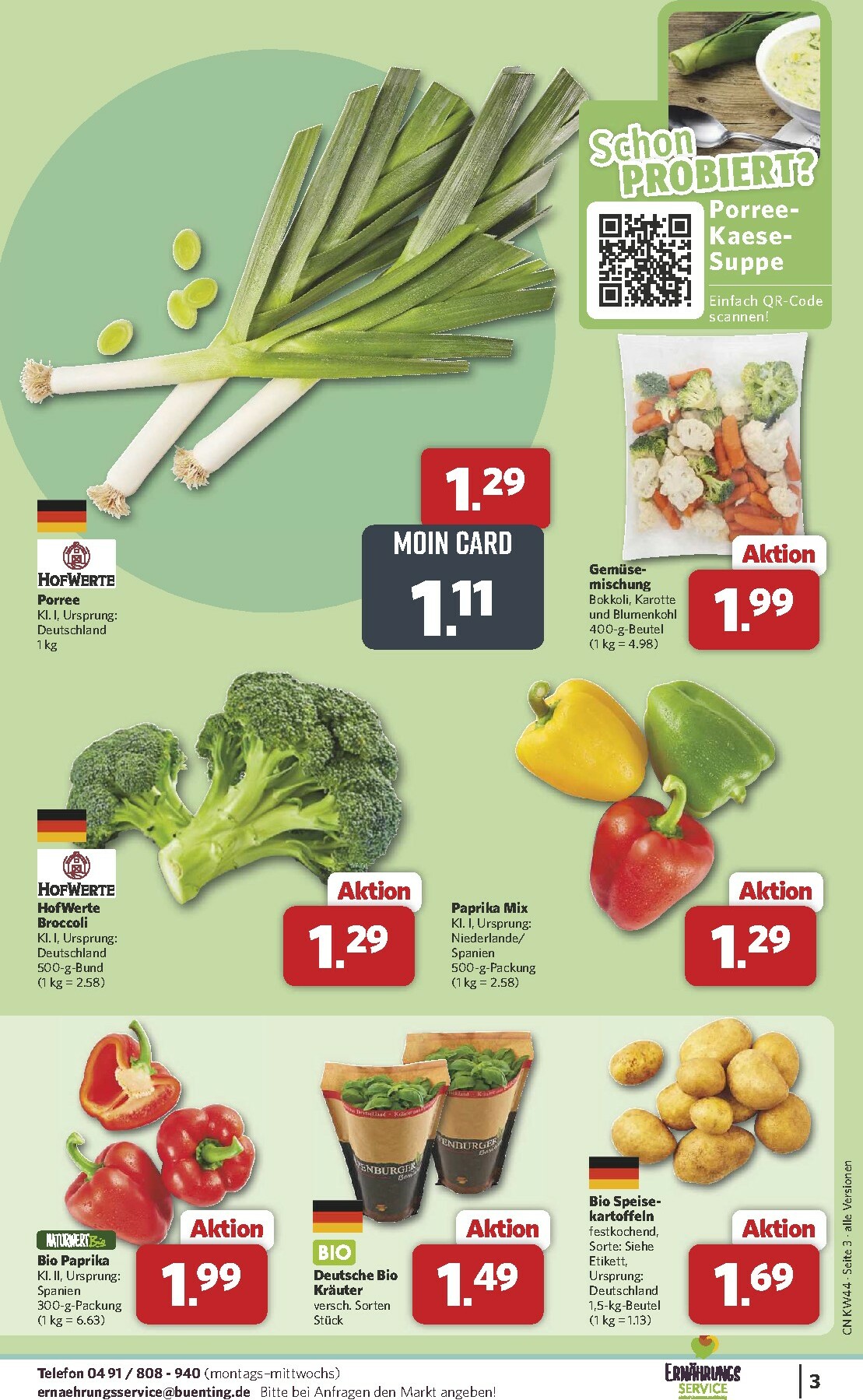 combi - Combi-Prospekt gültig vom 27.10. bis 01.11. - page: 3