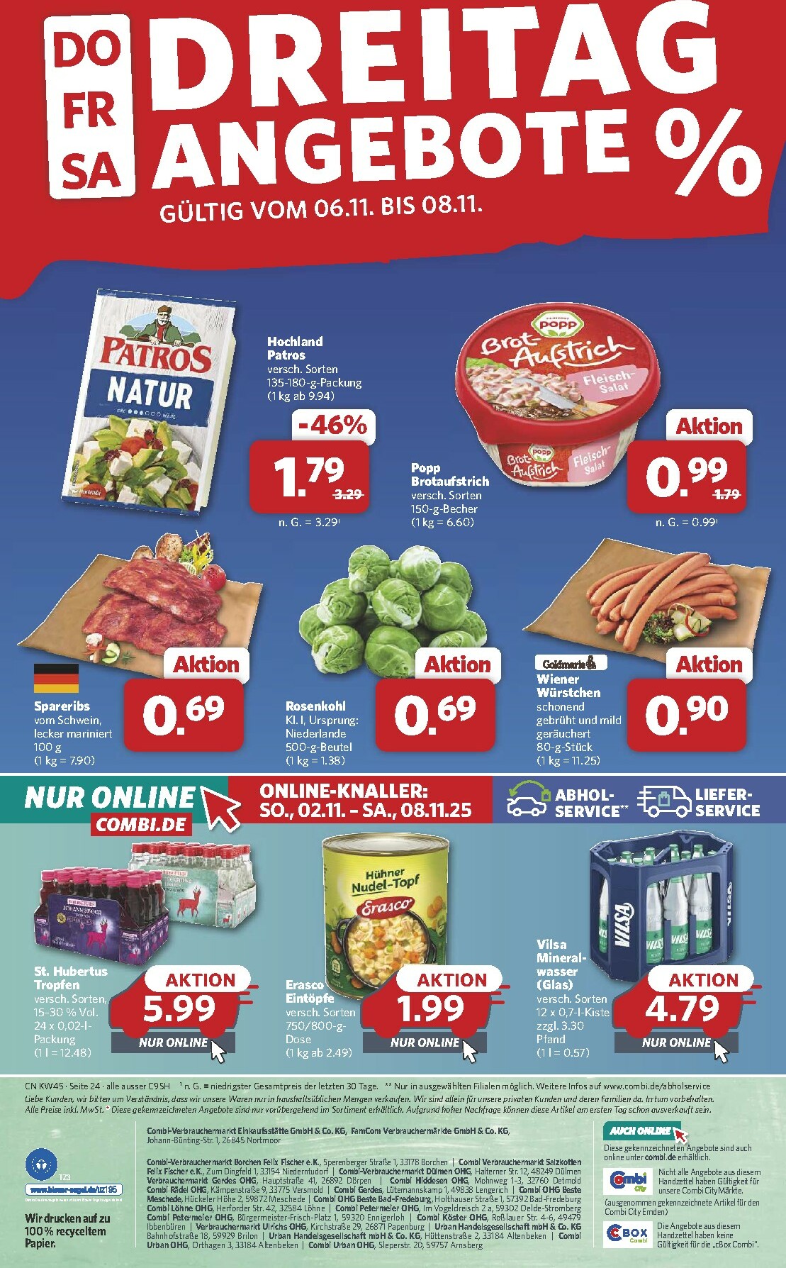 combi - Combi-Prospekt gültig vom 03.11. bis 08.11. - page: 26