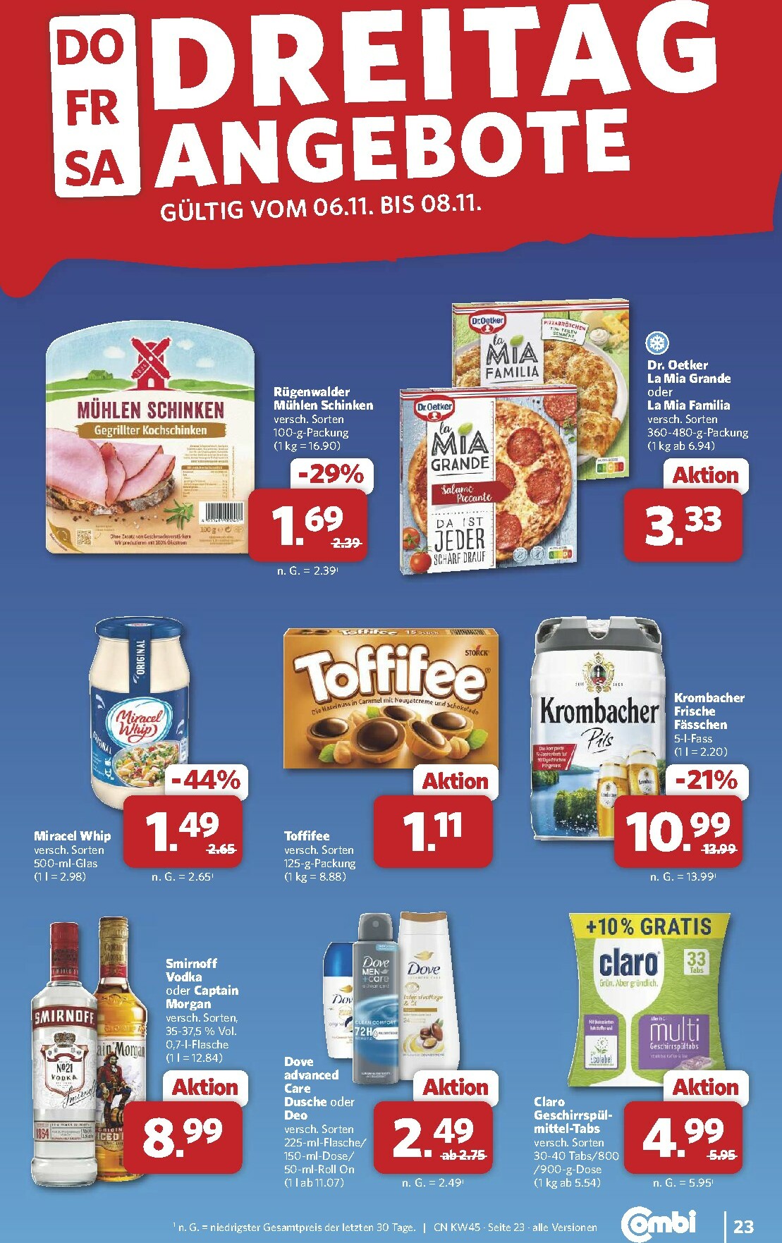 combi - Combi-Prospekt gültig vom 03.11. bis 08.11. - page: 25