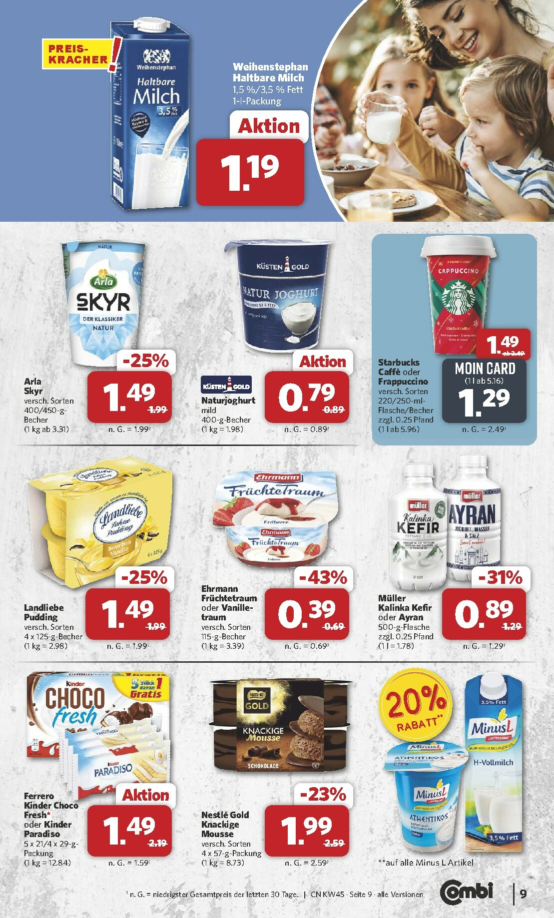 combi - Combi-Prospekt gültig vom 03.11. bis 08.11. - page: 9