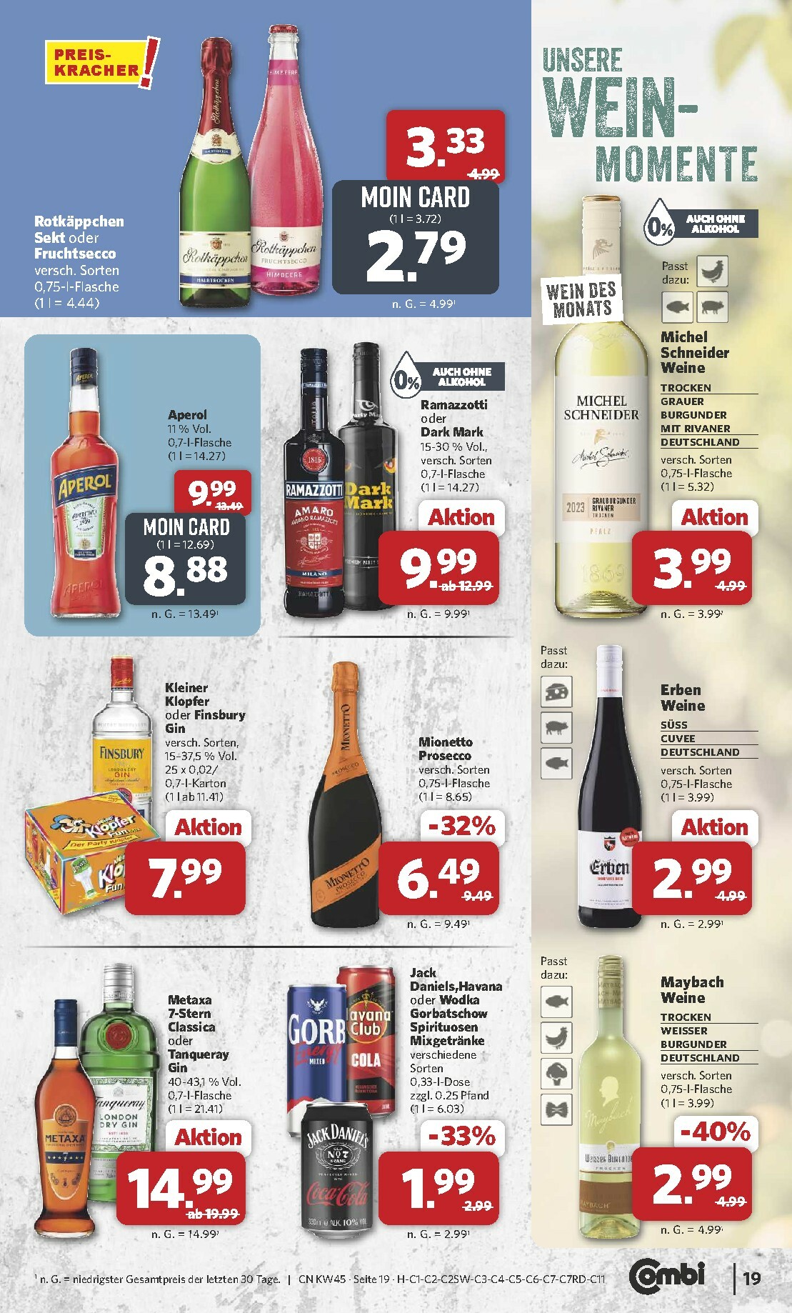 combi - Combi-Prospekt gültig vom 03.11. bis 08.11. - page: 20