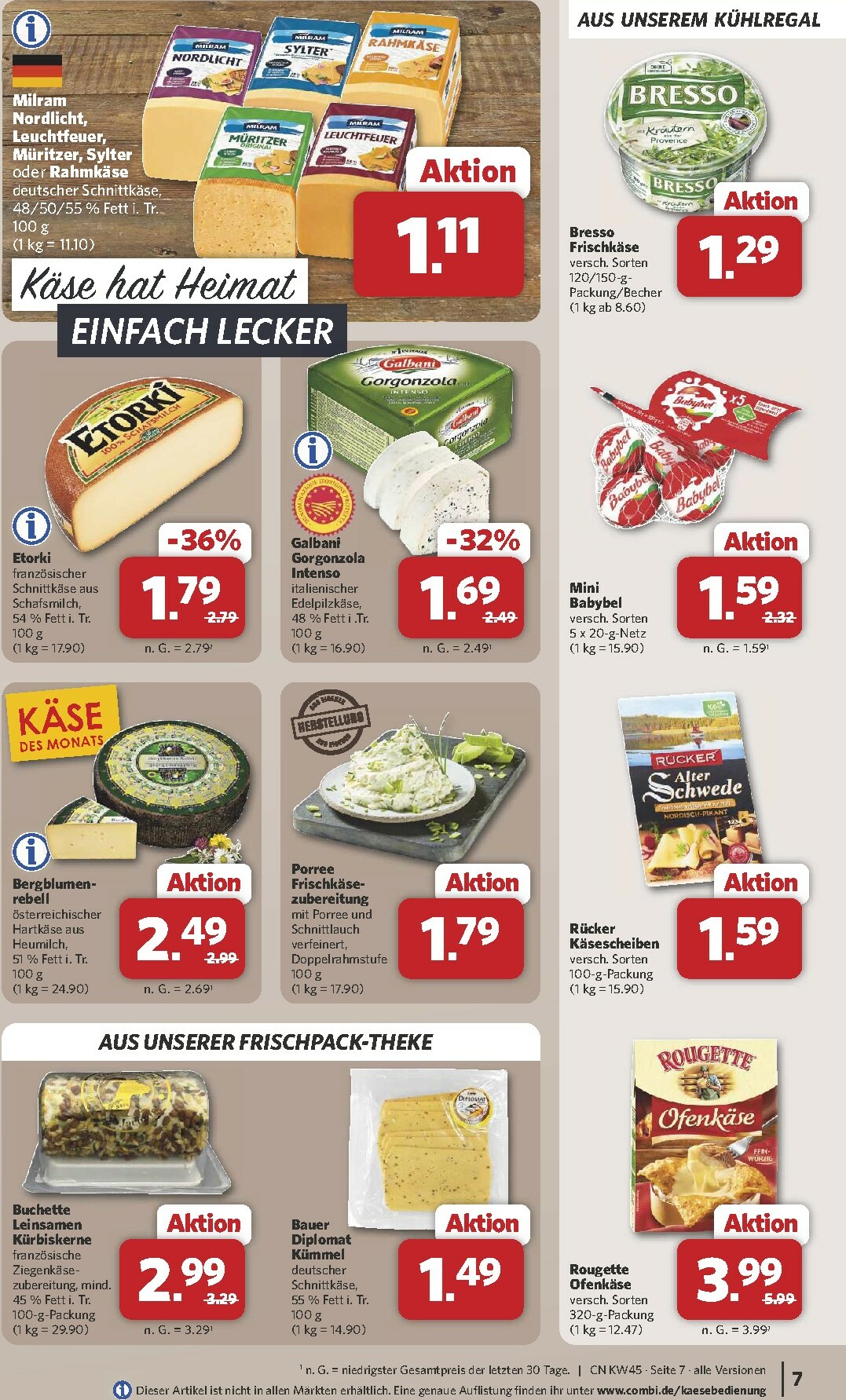 combi - Combi-Prospekt gültig vom 03.11. bis 08.11. - page: 7