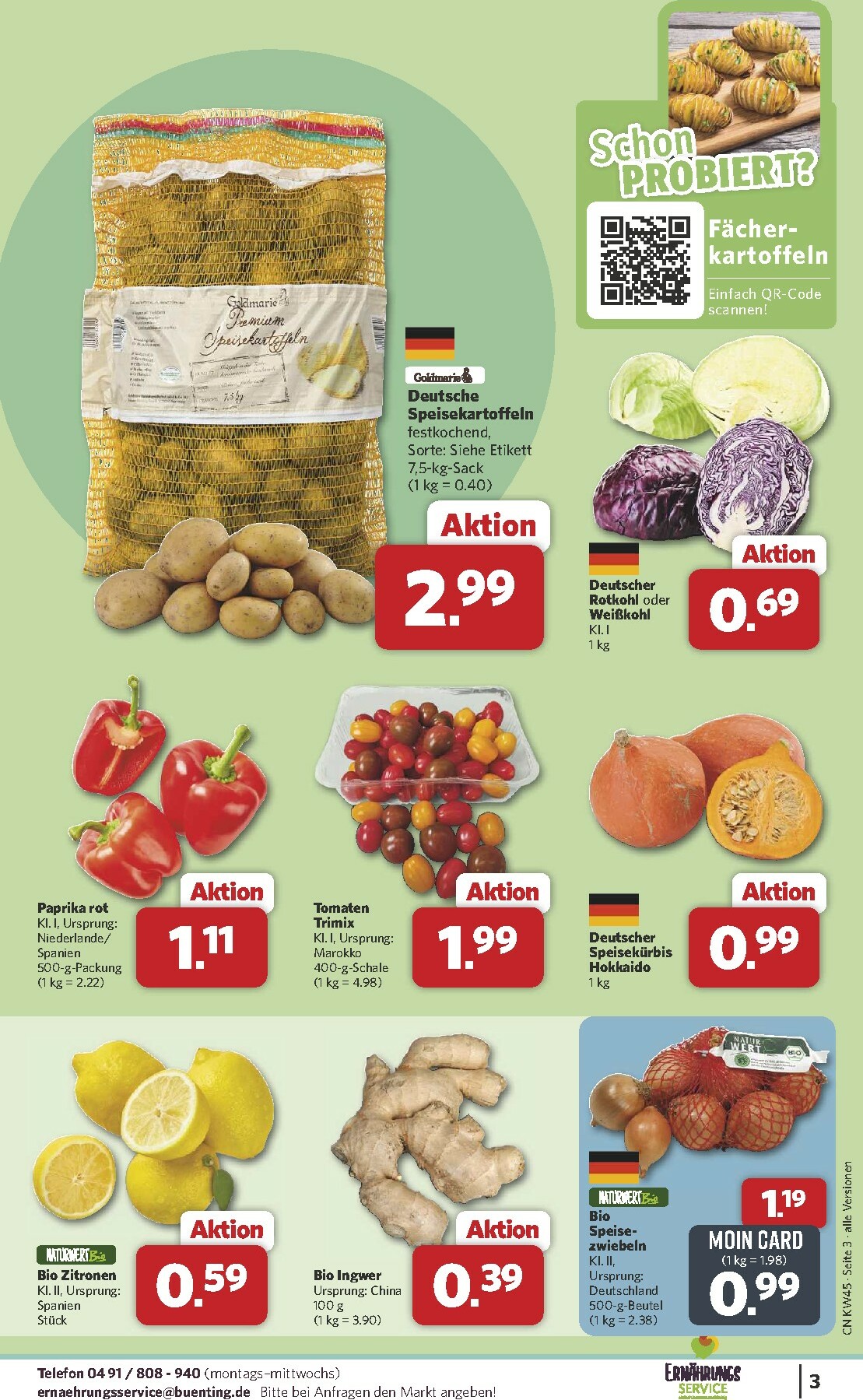 combi - Combi-Prospekt gültig vom 03.11. bis 08.11. - page: 3