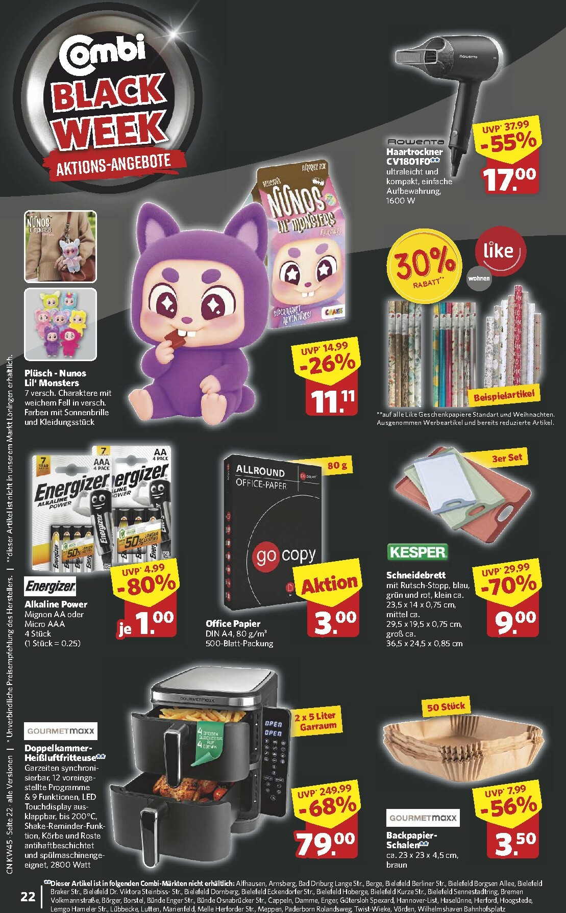 combi - Combi-Prospekt gültig vom 03.11. bis 08.11. - page: 24