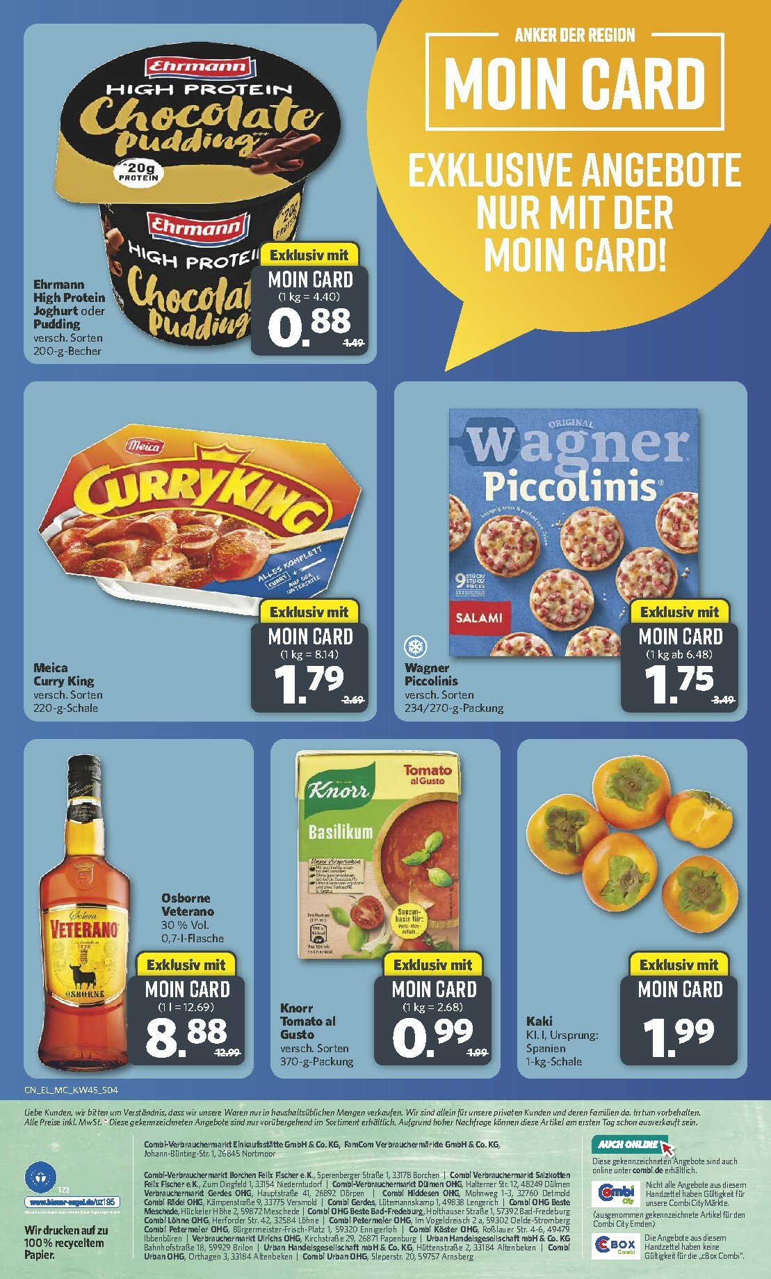 combi - Combi - Moin Card-Prospekt gültig vom 03.11. bis 08.11. - page: 4