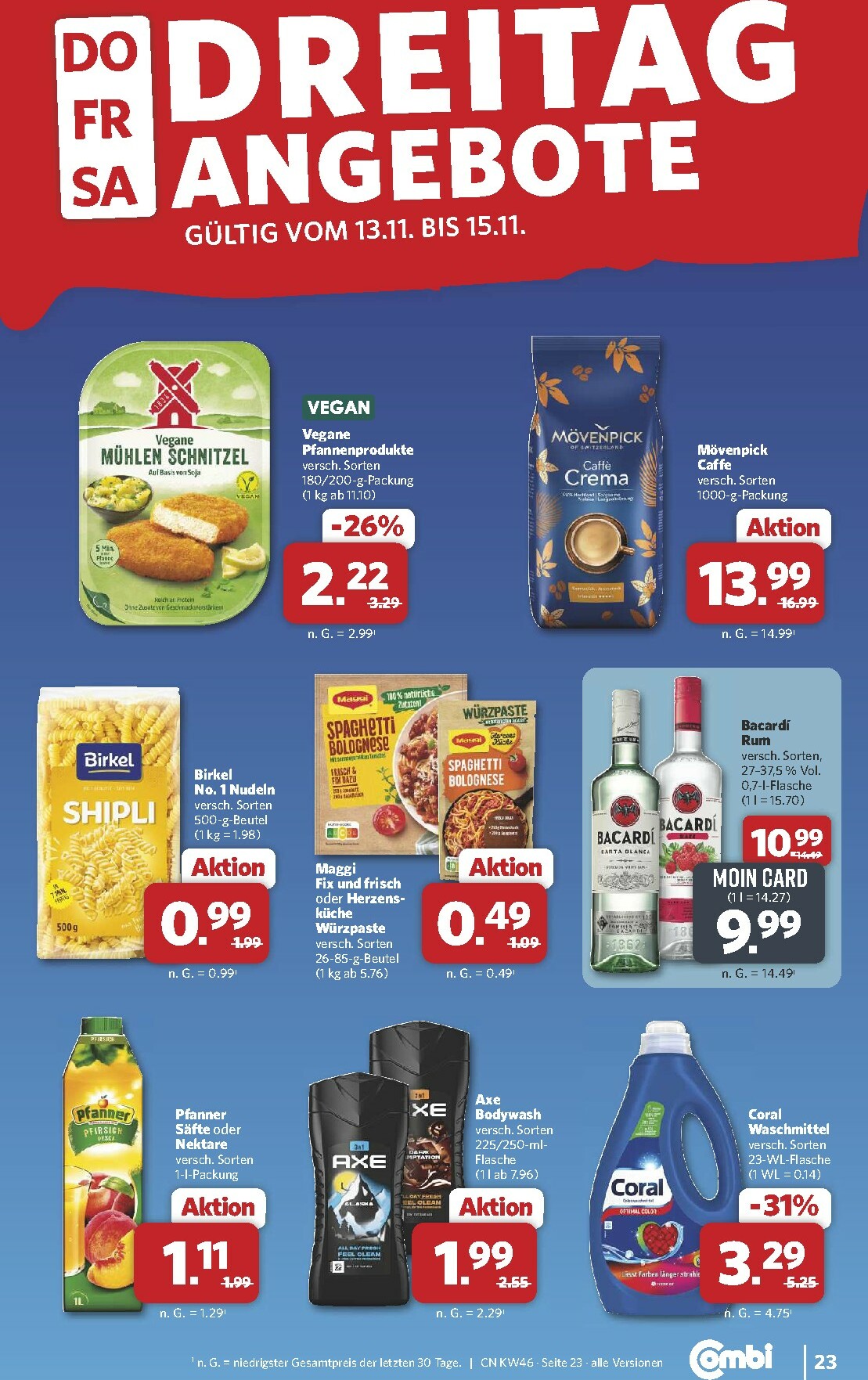 combi - Combi-Prospekt gültig vom 10.11. bis 15.11. - page: 26