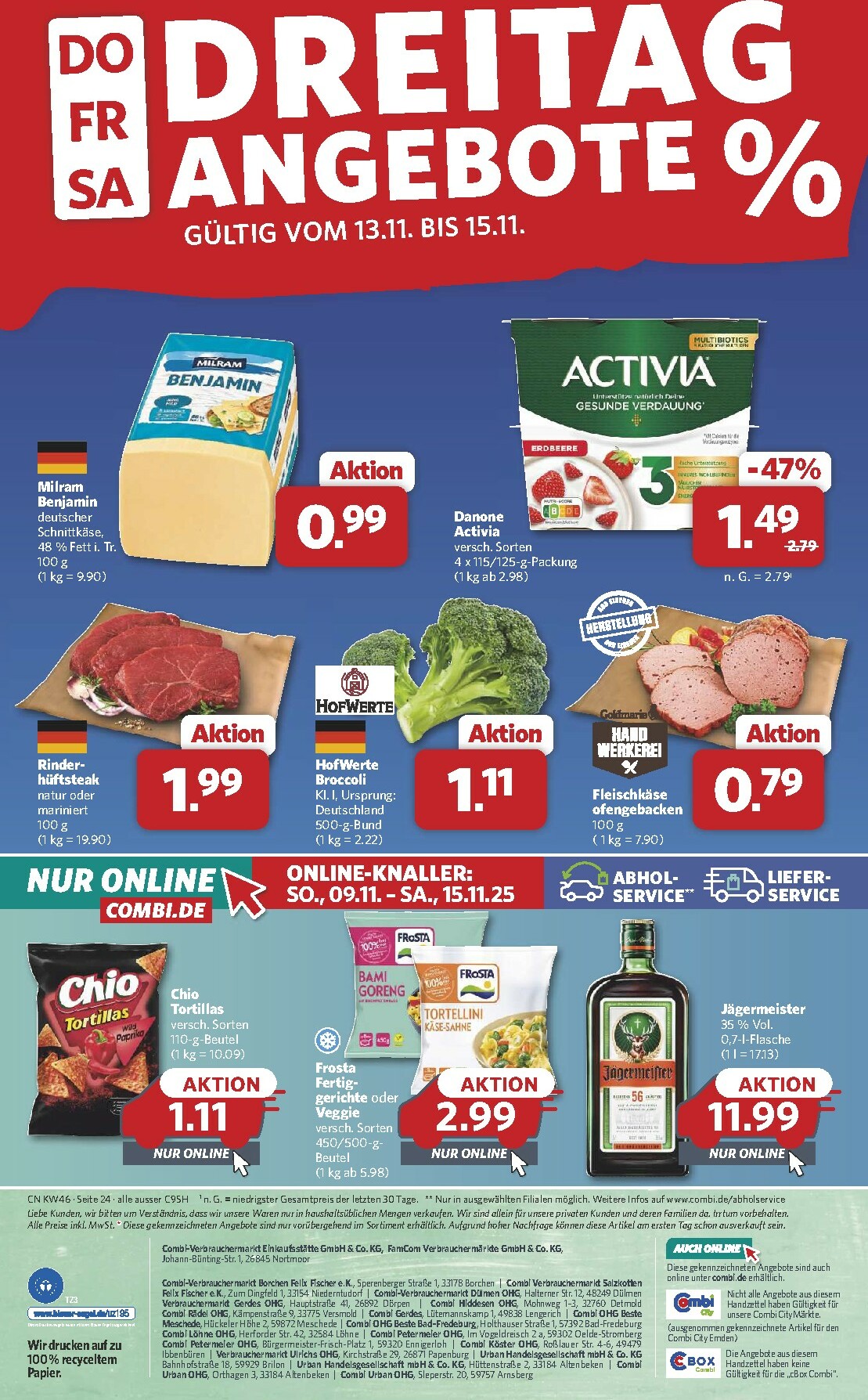 combi - Combi-Prospekt gültig vom 10.11. bis 15.11. - page: 27