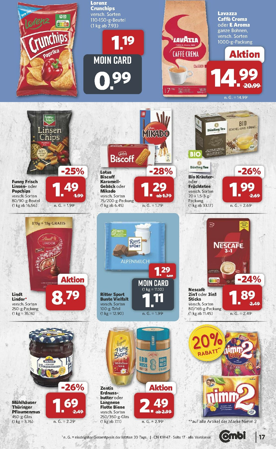 combi - Combi-Prospekt gültig vom 17.11. bis 22.11. - page: 17