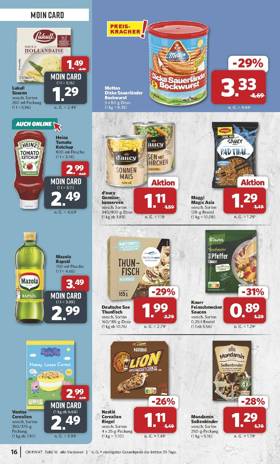 combi - Combi-Prospekt gültig vom 17.11. bis 22.11. - page: 16