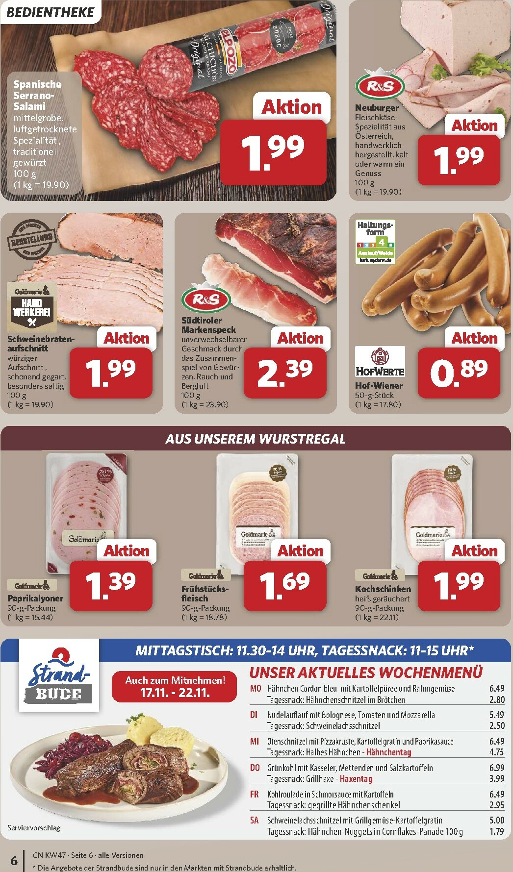 combi - Combi-Prospekt gültig vom 17.11. bis 22.11. - page: 6