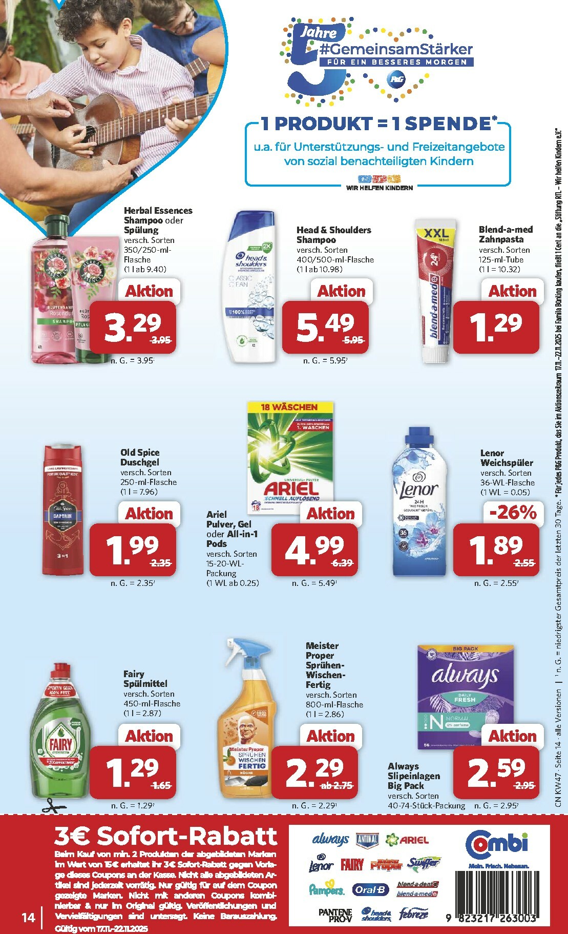 combi - Combi-Prospekt gültig vom 17.11. bis 22.11. - page: 14
