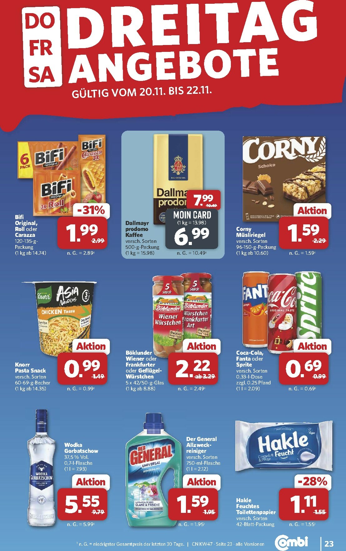 combi - Combi-Prospekt gültig vom 17.11. bis 22.11. - page: 25