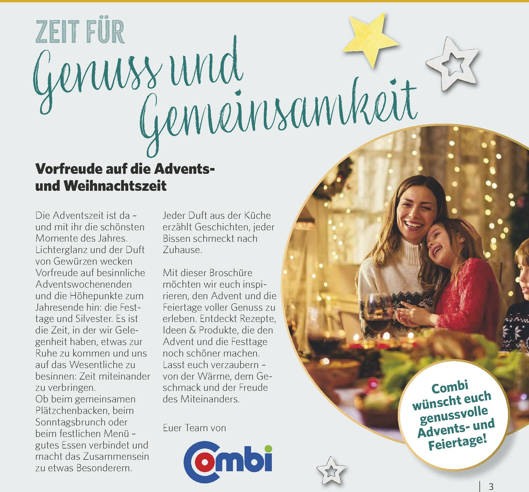 combi - Combi - Festliche Momente-Prospekt gültig vom 24.11. bis 31.12. - page: 3