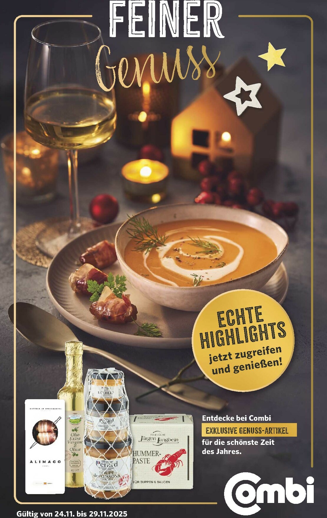 combi - Combi - Feiner Genuss-Prospekt gültig vom 24.11. bis 29.11.
