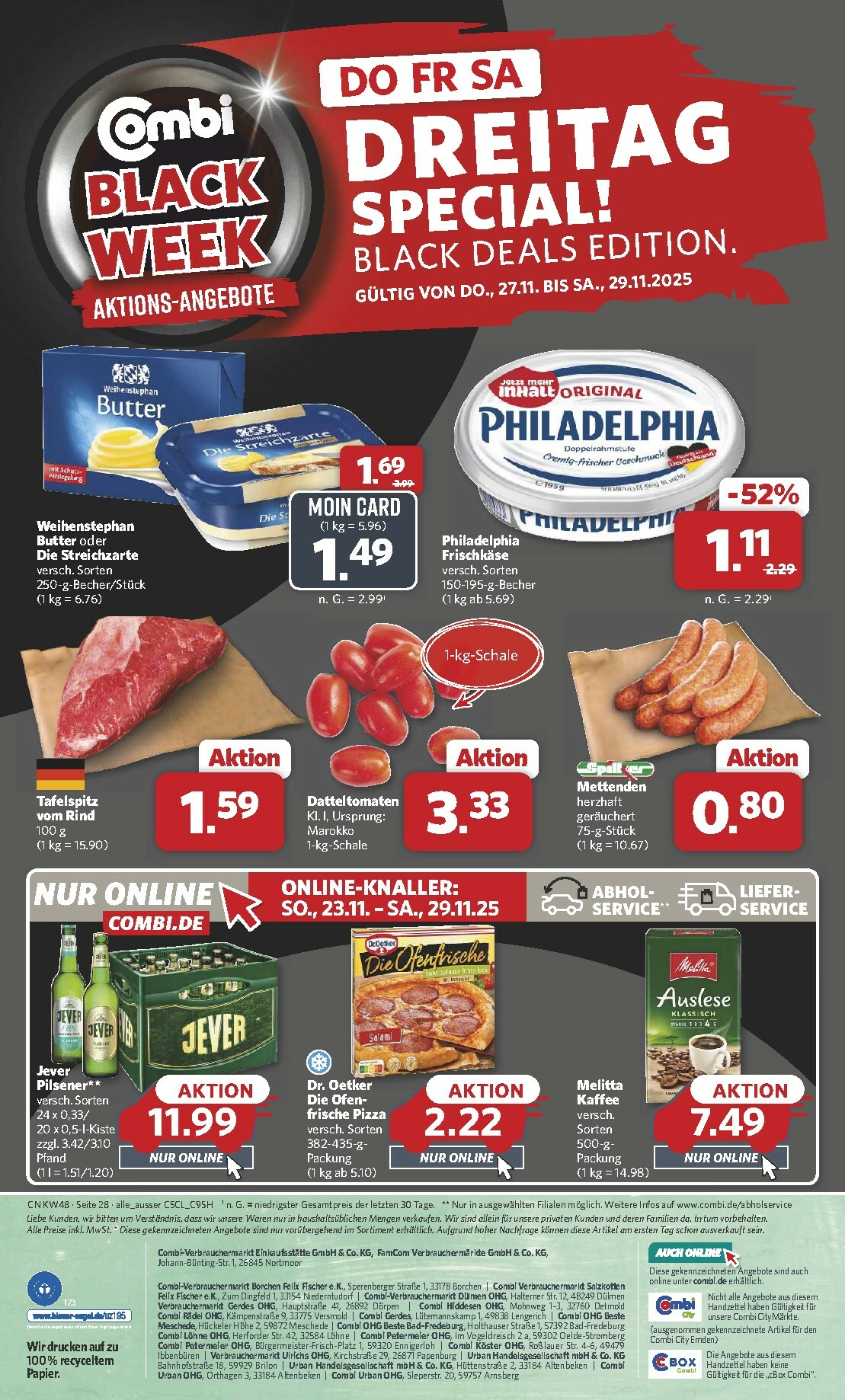 combi - Combi-Prospekt gültig vom 24.11. bis 29.11. - page: 30