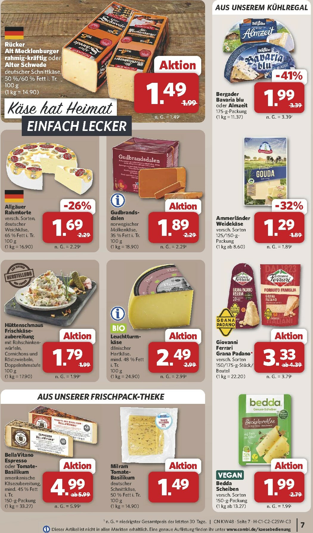 combi - Combi-Prospekt gültig vom 24.11. bis 29.11. - page: 7
