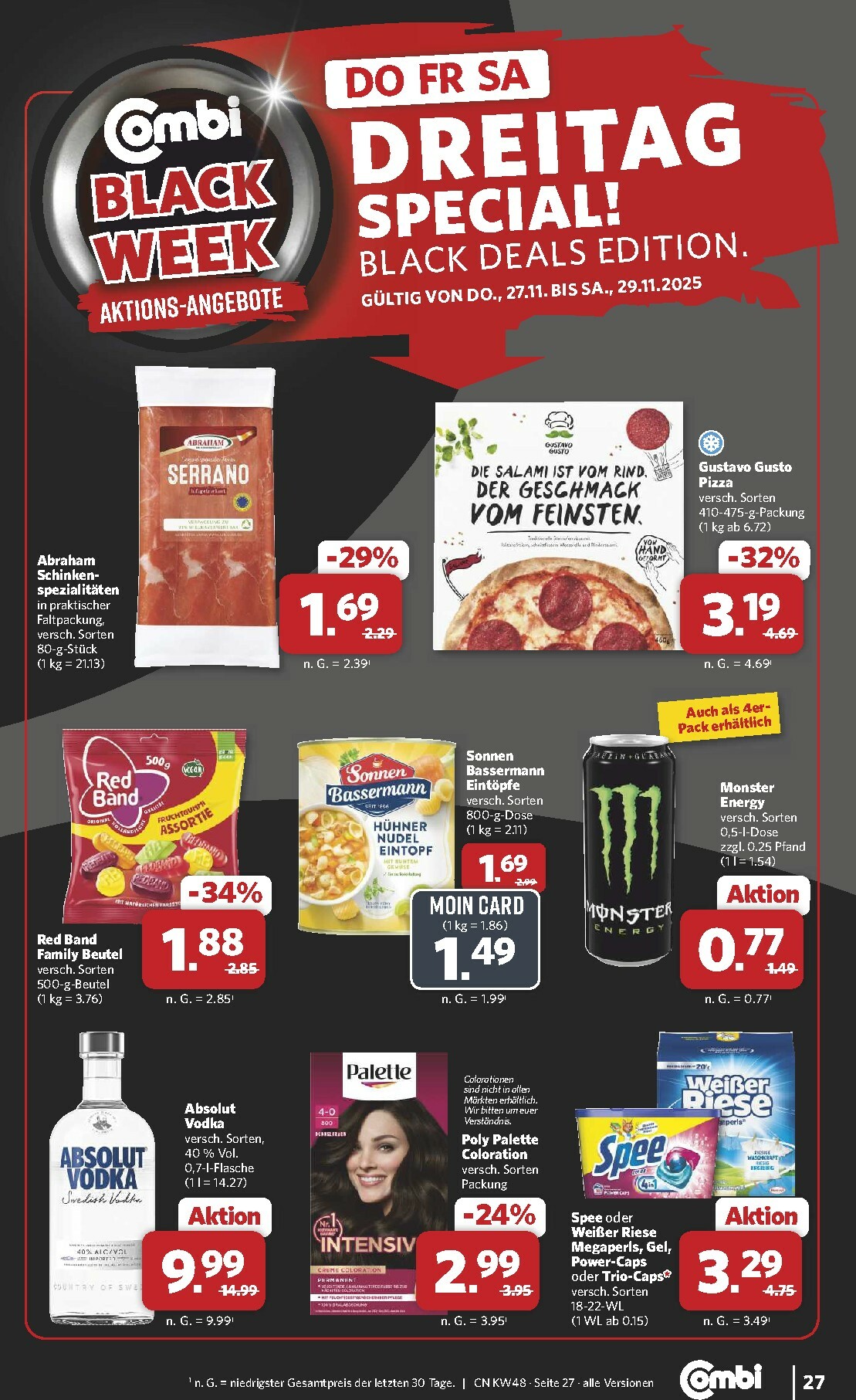 combi - Combi-Prospekt gültig vom 24.11. bis 29.11. - page: 29