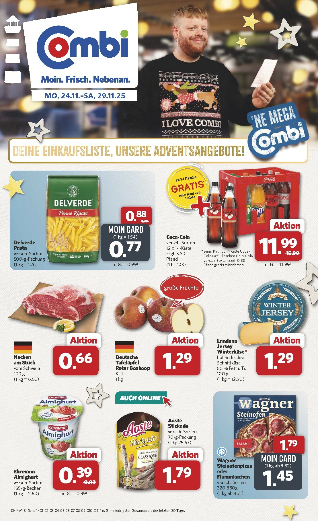combi - Combi-Prospekt gültig vom 24.11. bis 29.11. - page: 1