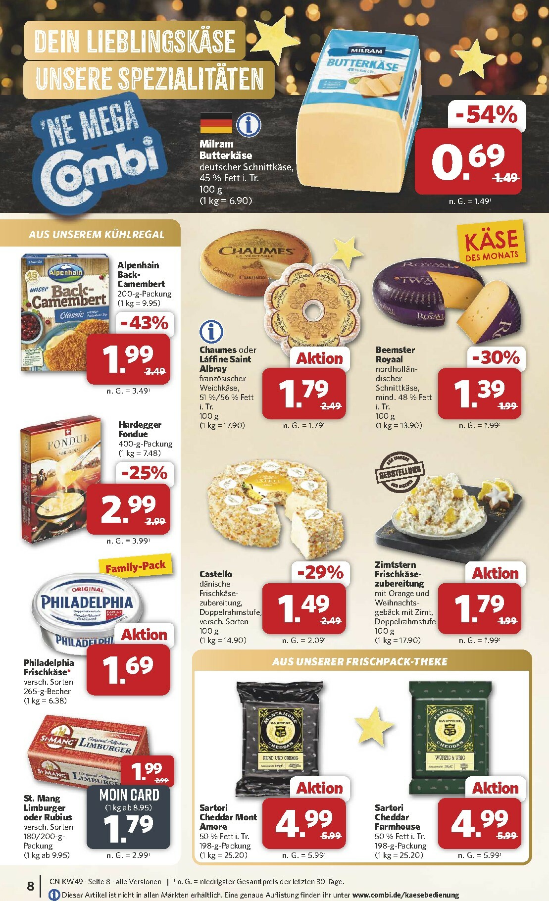 combi - Combi-Prospekt gültig vom 01.12. bis 06.12. - page: 8