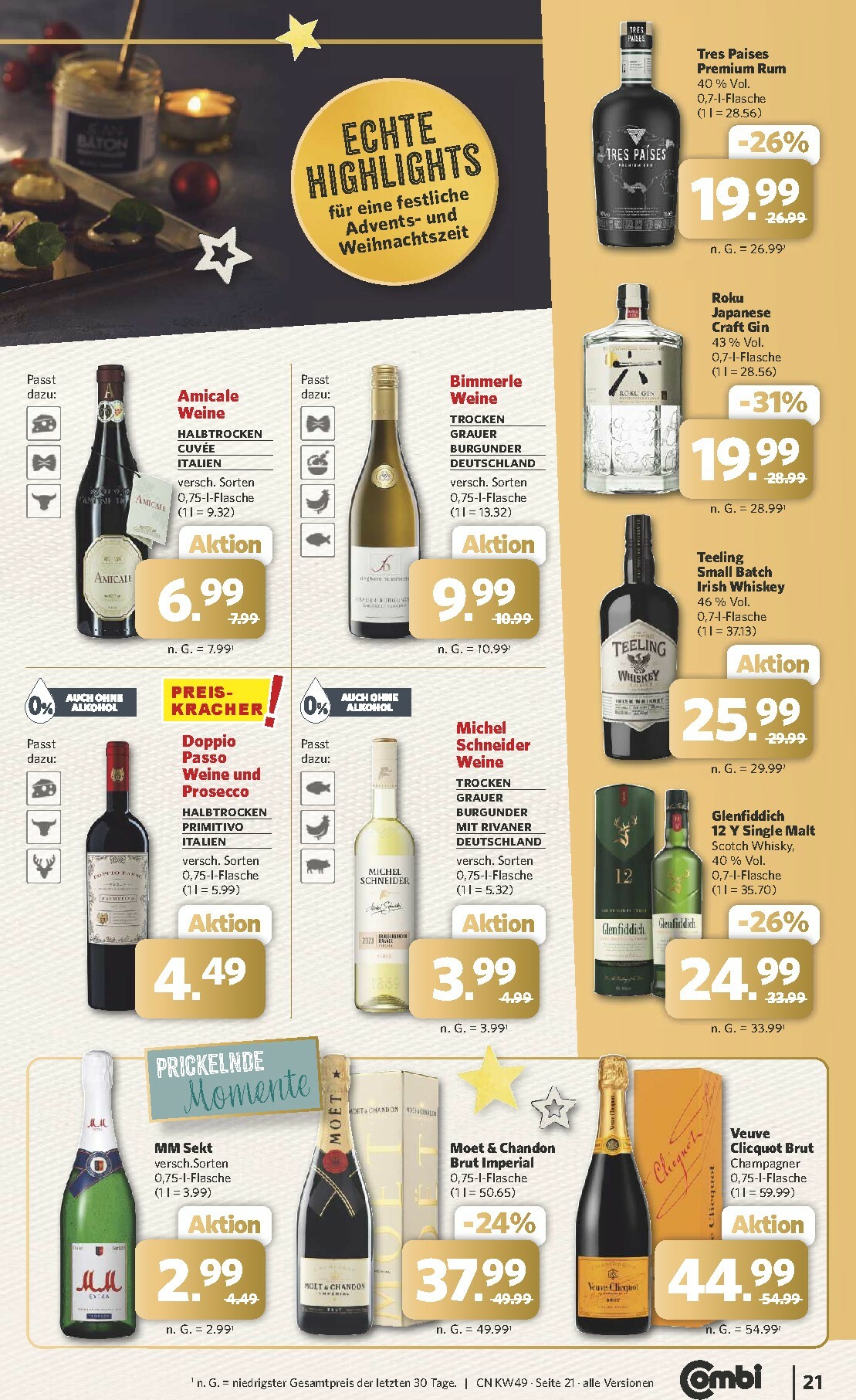 combi - Combi-Prospekt gültig vom 01.12. bis 06.12. - page: 21