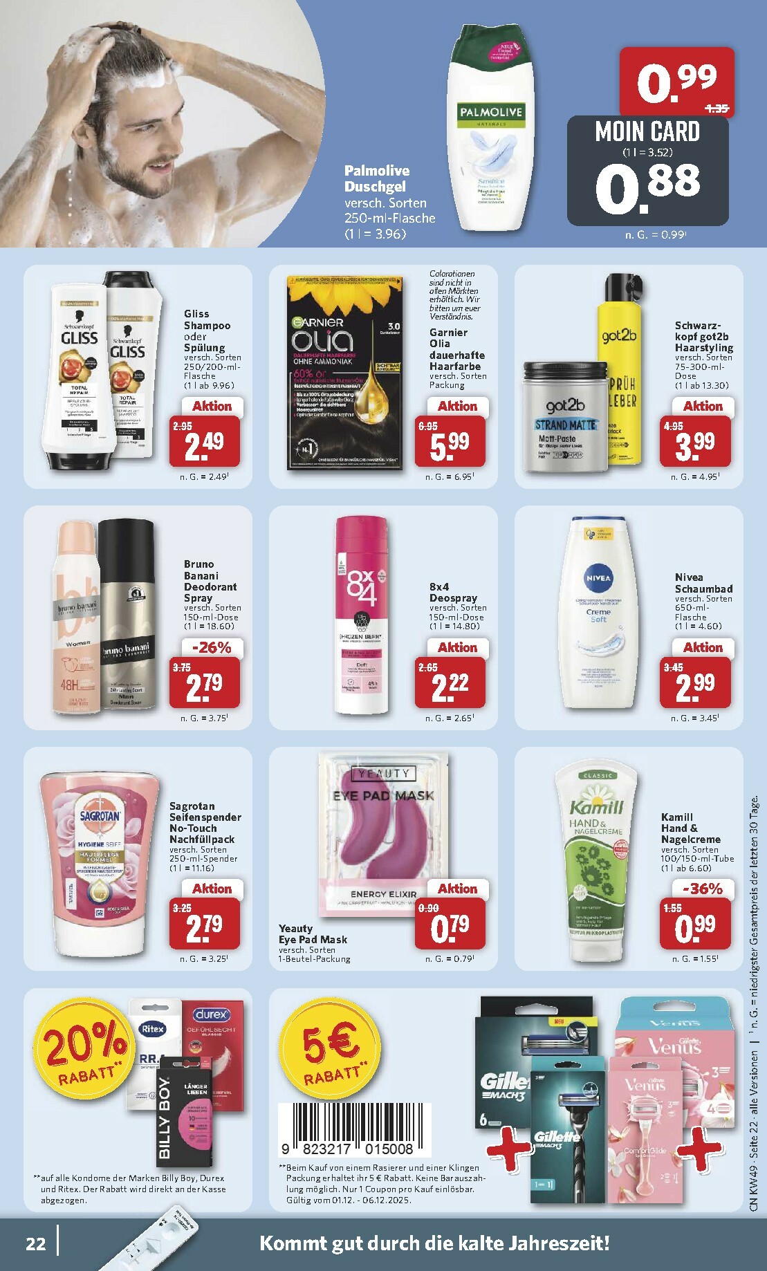 combi - Combi-Prospekt gültig vom 01.12. bis 06.12. - page: 22