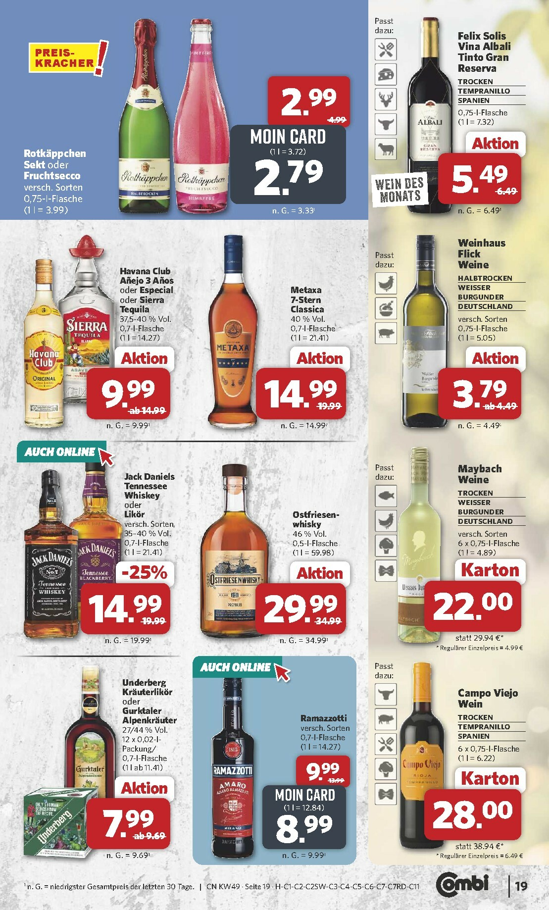 combi - Combi-Prospekt gültig vom 01.12. bis 06.12. - page: 19