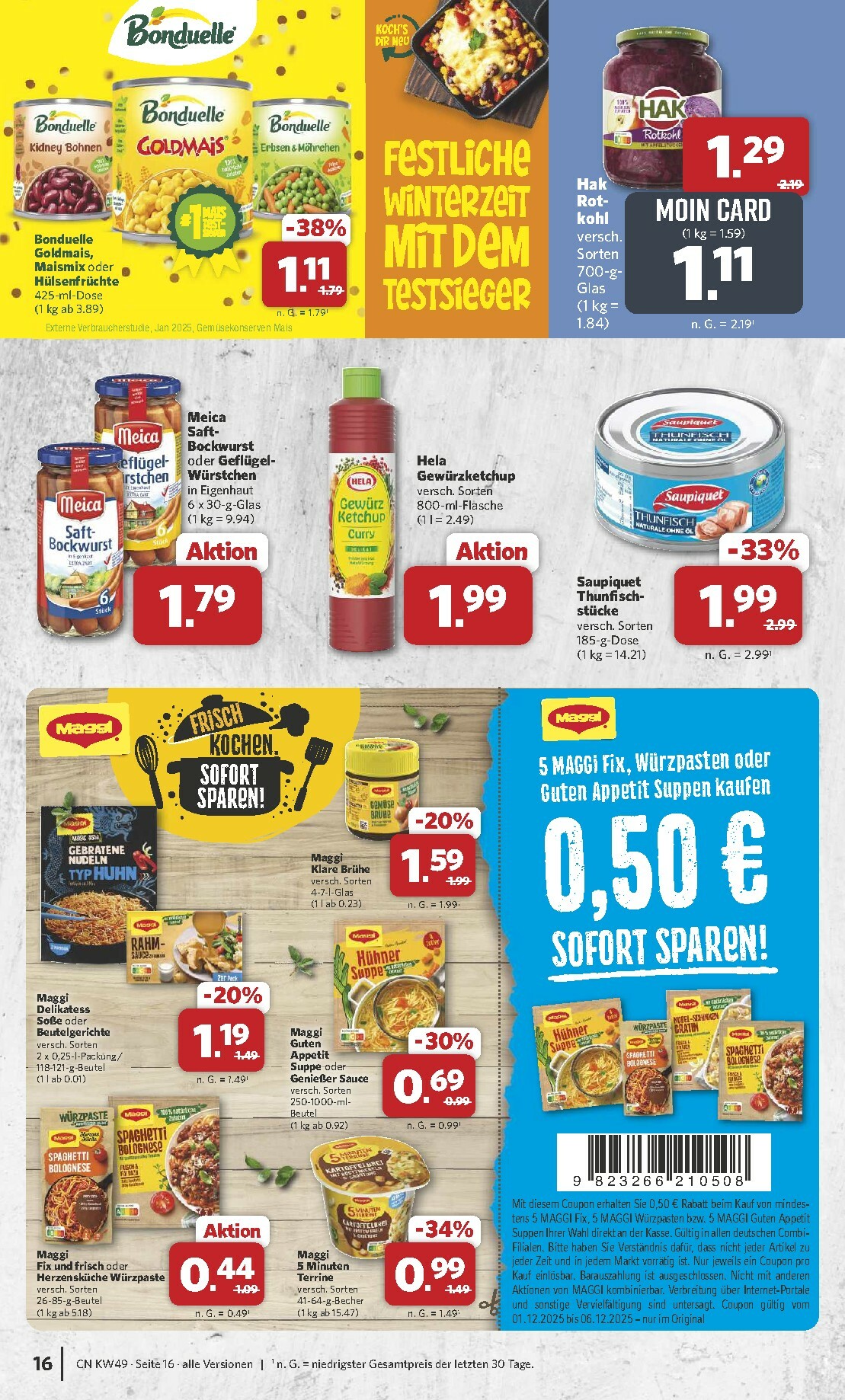 combi - Combi-Prospekt gültig vom 01.12. bis 06.12. - page: 16