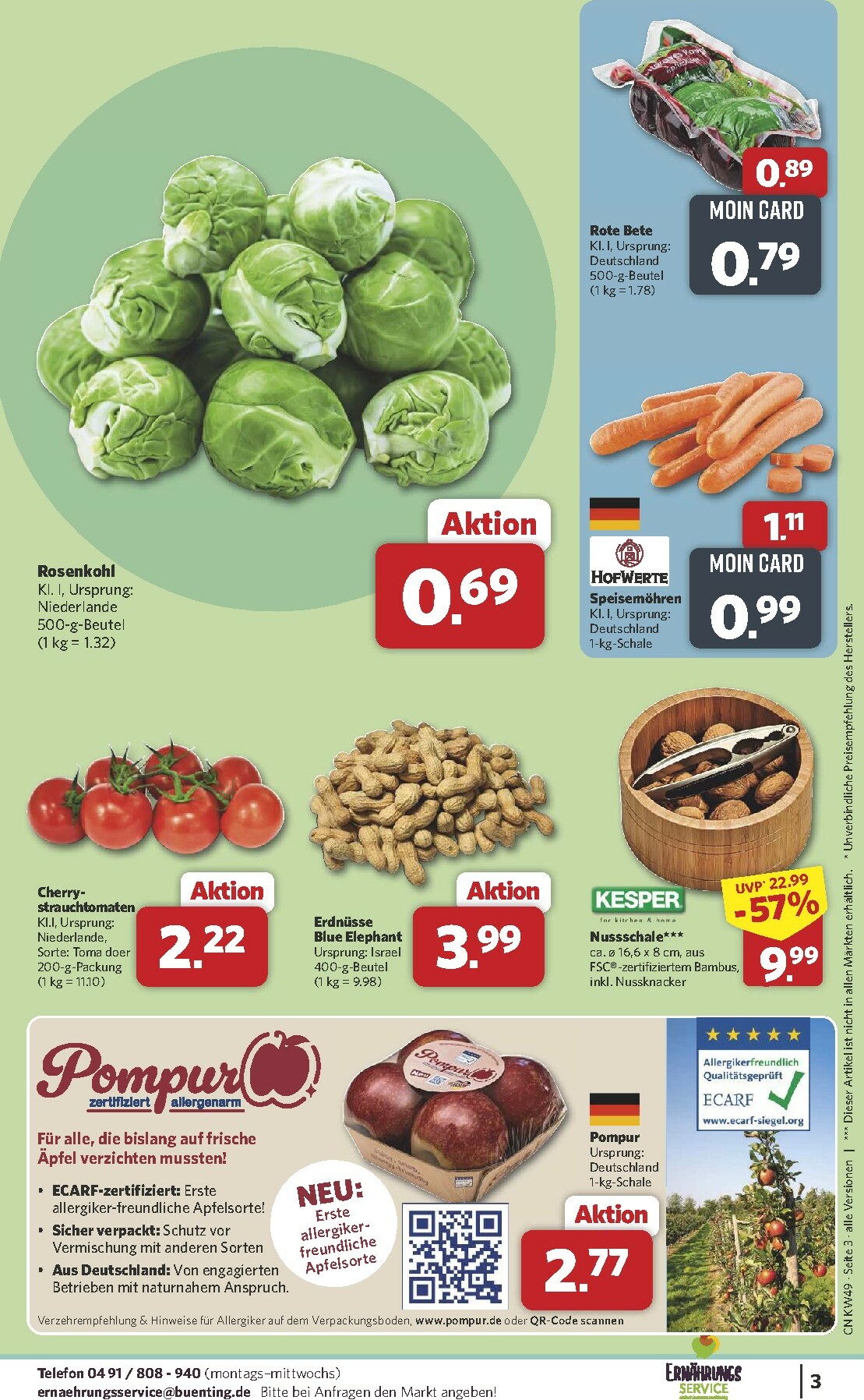 combi - Combi-Prospekt gültig vom 01.12. bis 06.12. - page: 3