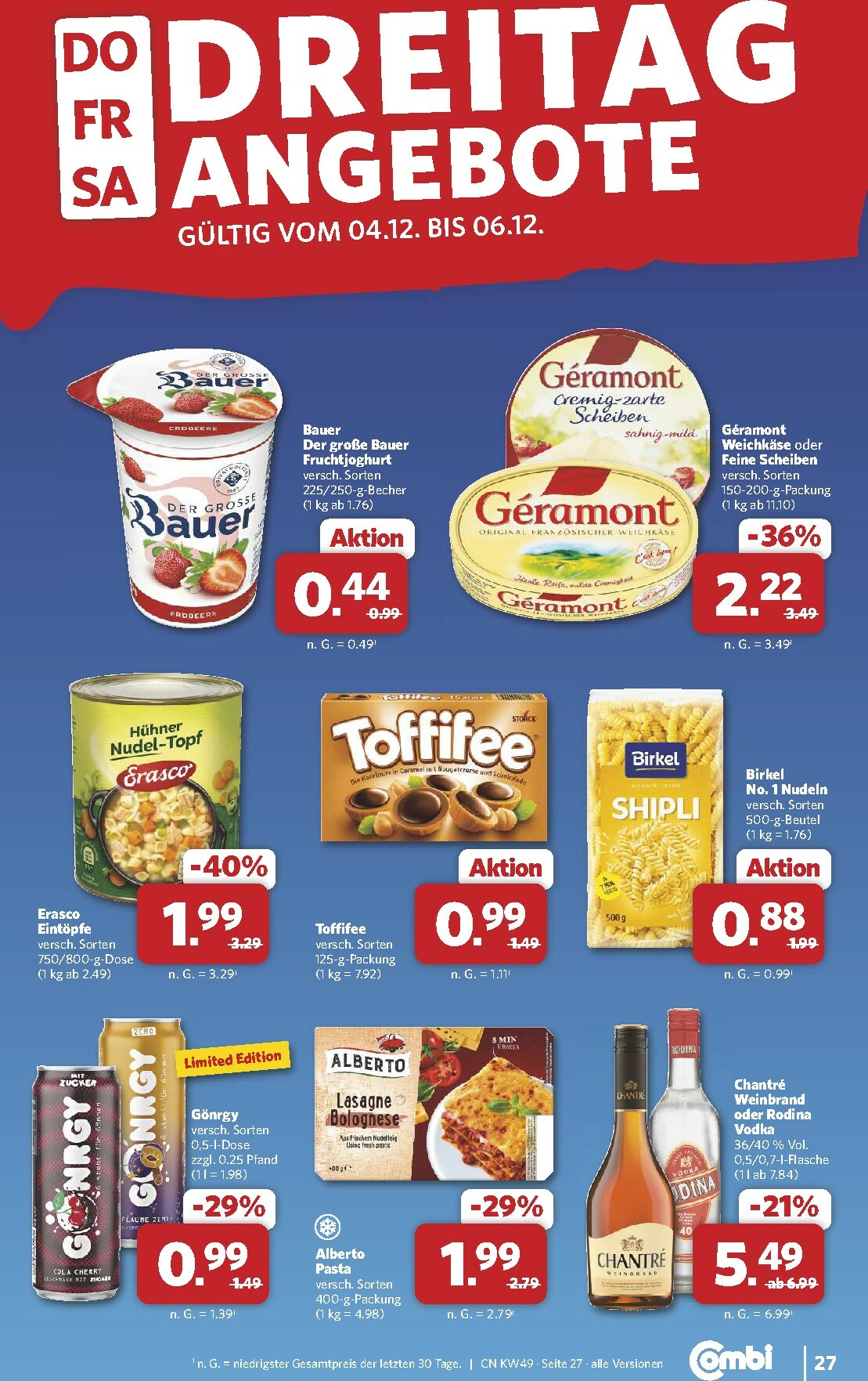 combi - Combi-Prospekt gültig vom 01.12. bis 06.12. - page: 28