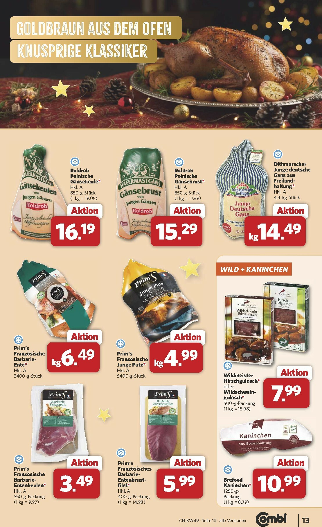 combi - Combi-Prospekt gültig vom 01.12. bis 06.12. - page: 13