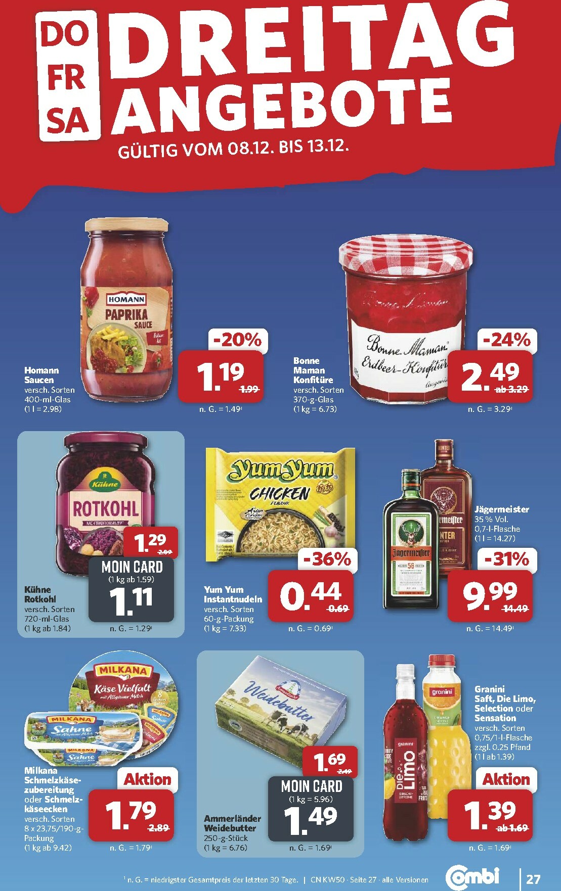 combi - Combi-Prospekt gültig vom 08.12. bis 13.12. - page: 29