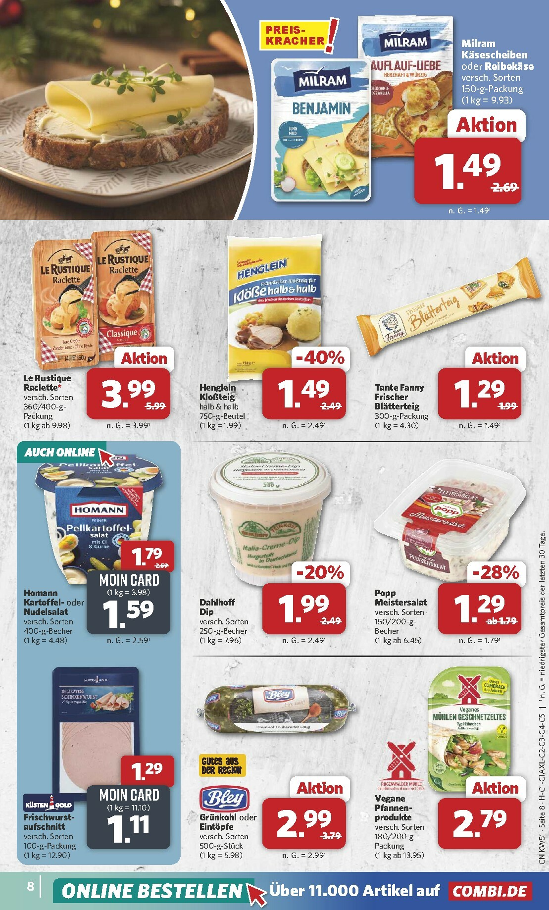 combi - Combi-Prospekt gültig vom 15.12. bis 20.12. - page: 8