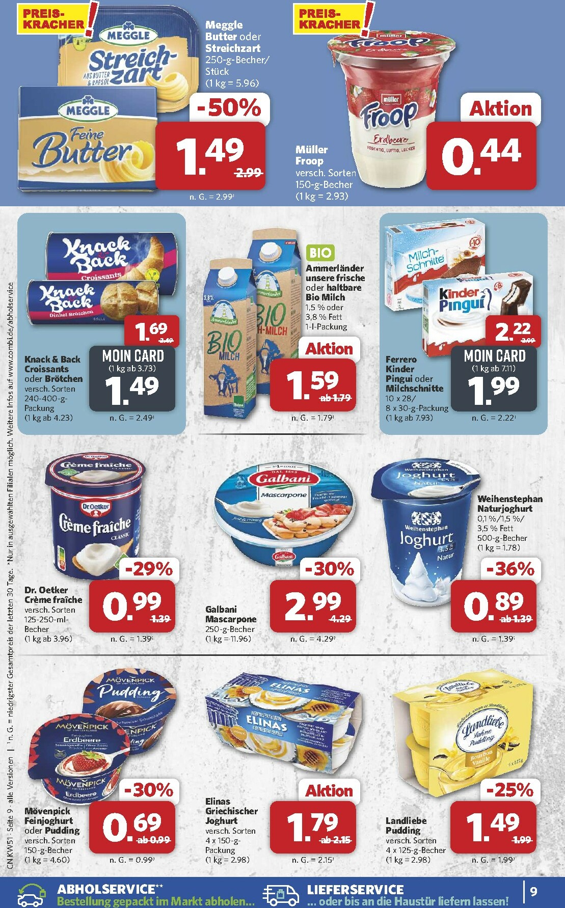 combi - Combi-Prospekt gültig vom 15.12. bis 20.12. - page: 9