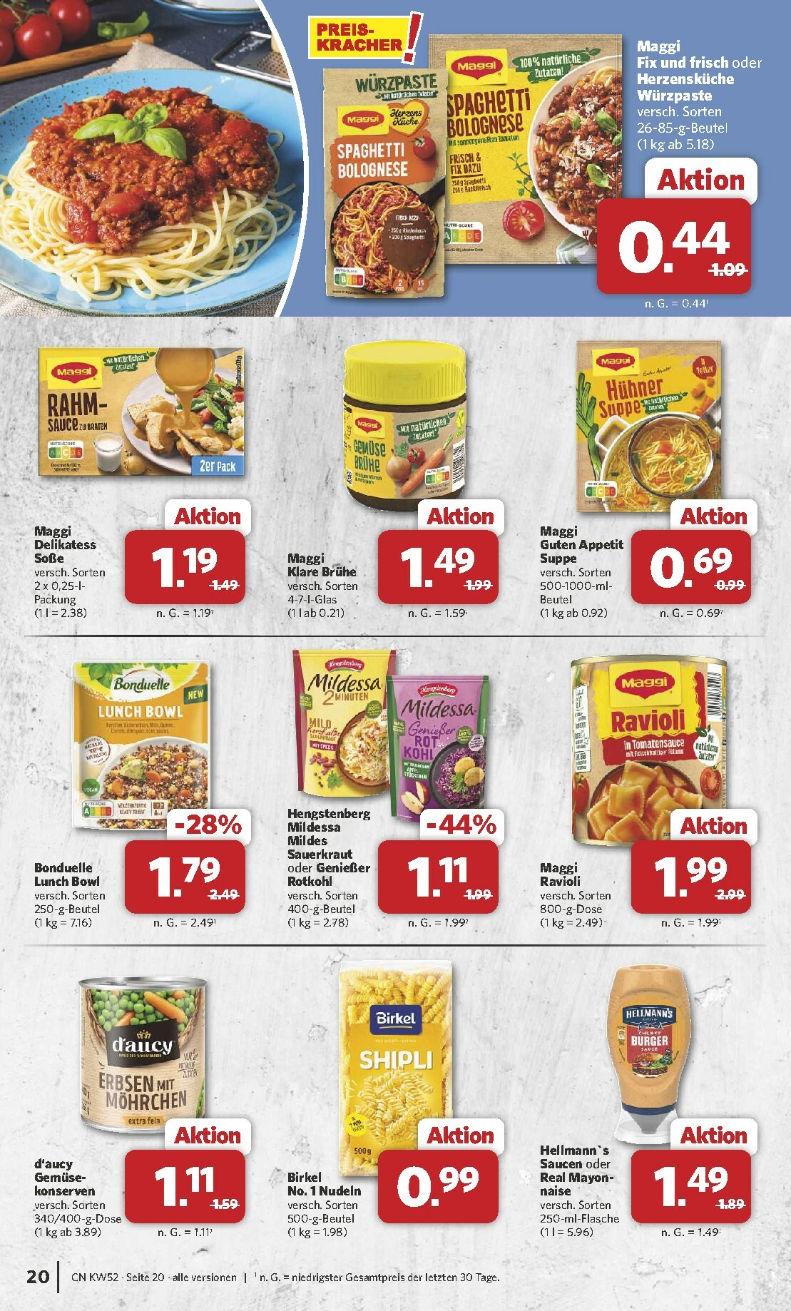 combi - Combi-Prospekt gültig vom 22.12. bis 27.12. - page: 20