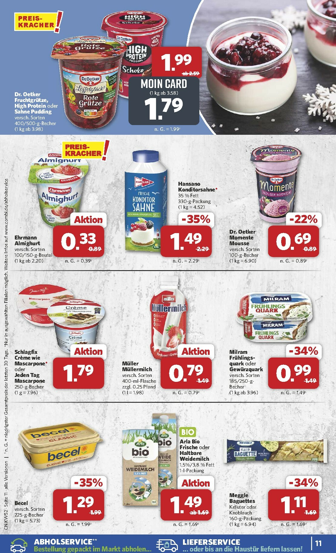 combi - Combi-Prospekt gültig vom 22.12. bis 27.12. - page: 11