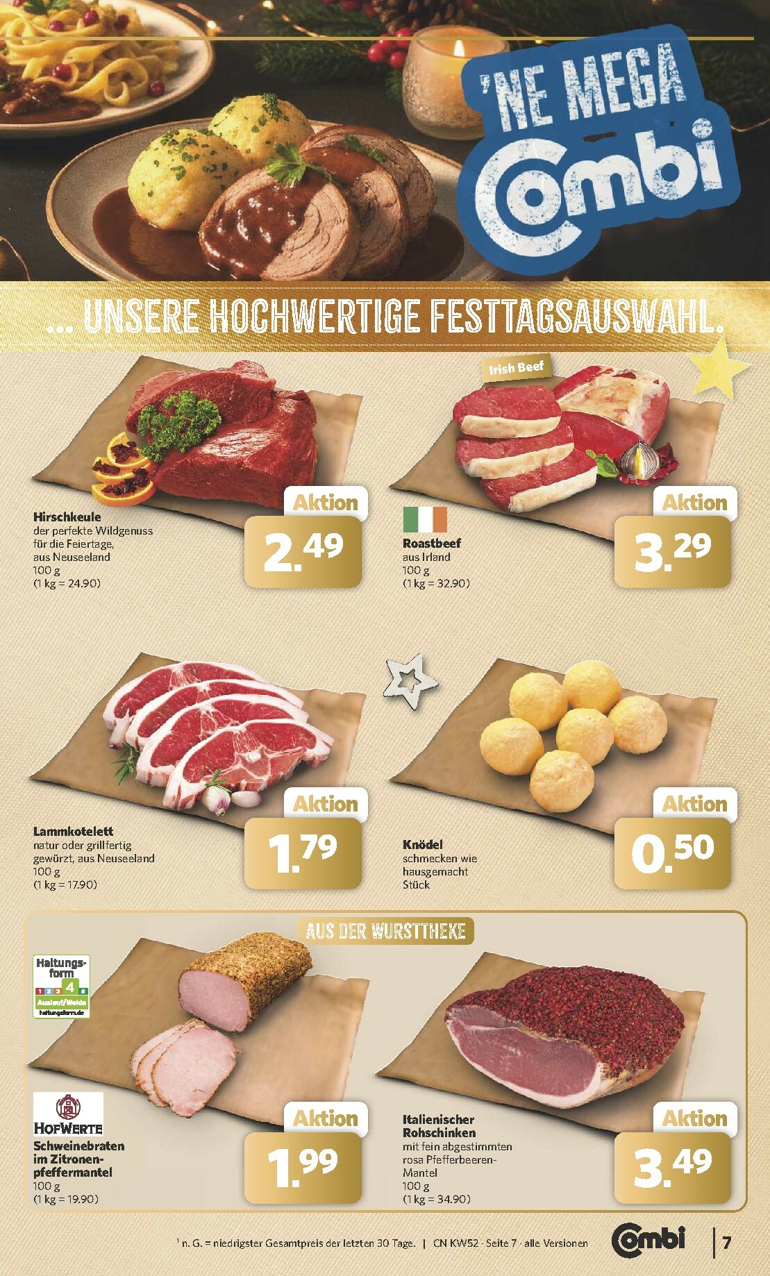 combi - Combi-Prospekt gültig vom 22.12. bis 27.12. - page: 7