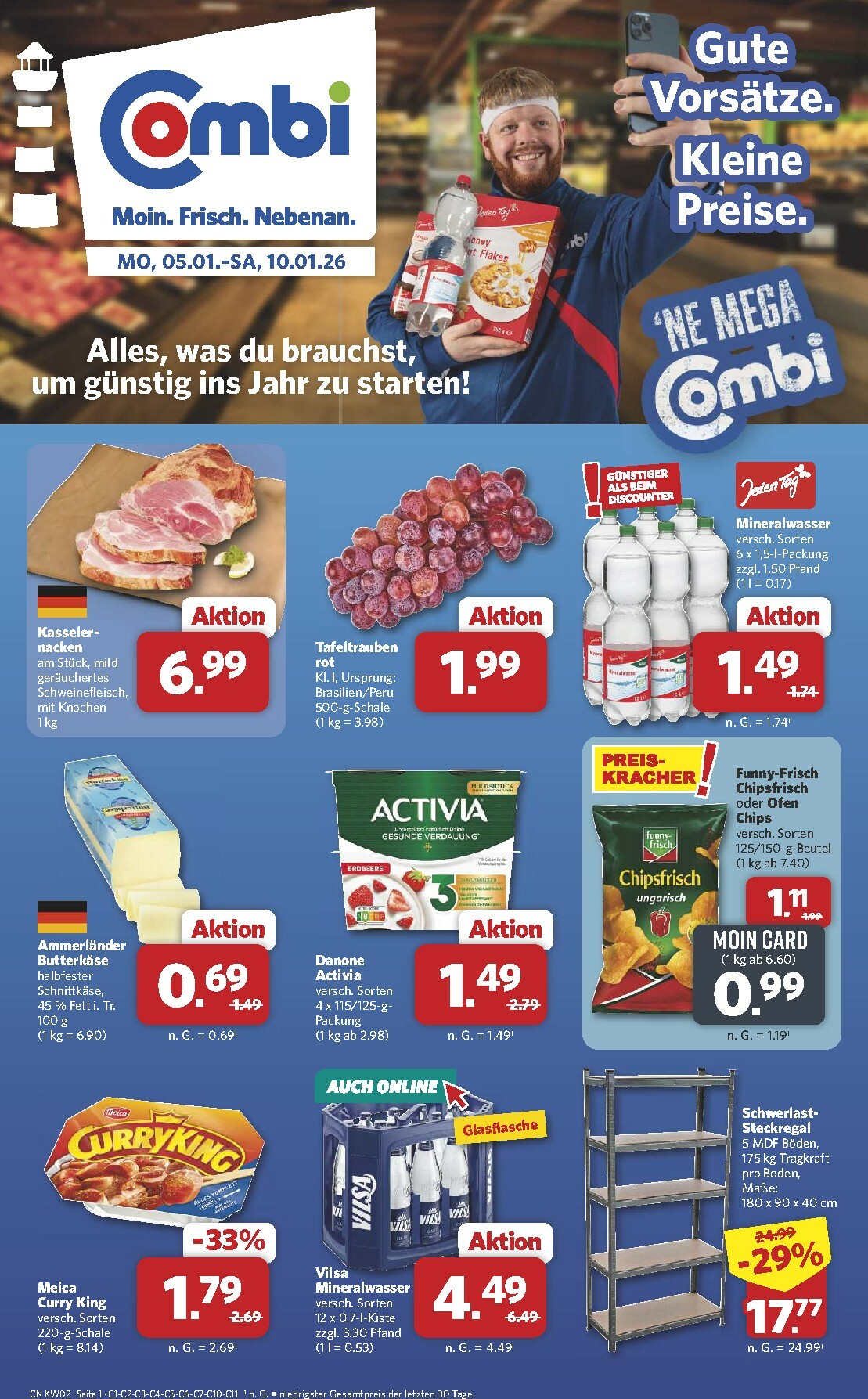 combi - Combi-Prospekt gültig vom 05.01. bis 10.01.
