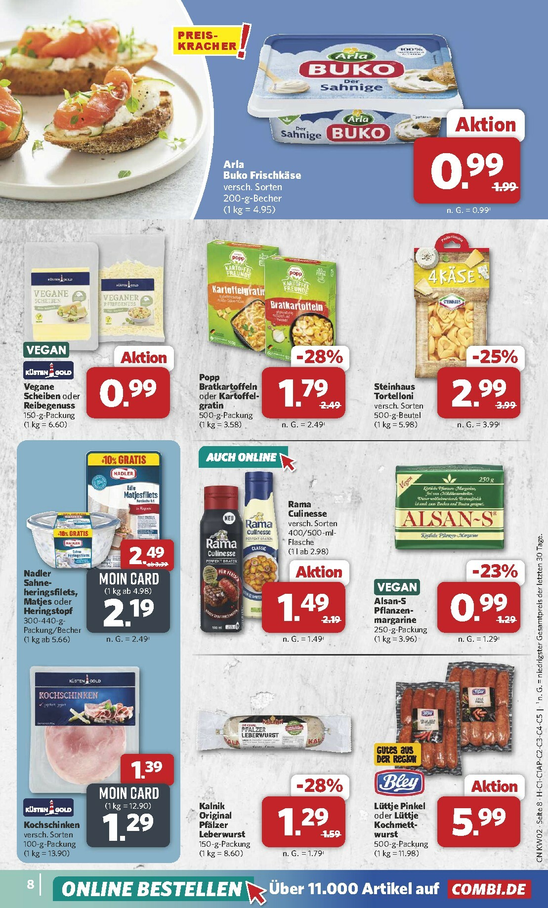 combi - Combi-Prospekt gültig vom 05.01. bis 10.01. - page: 8