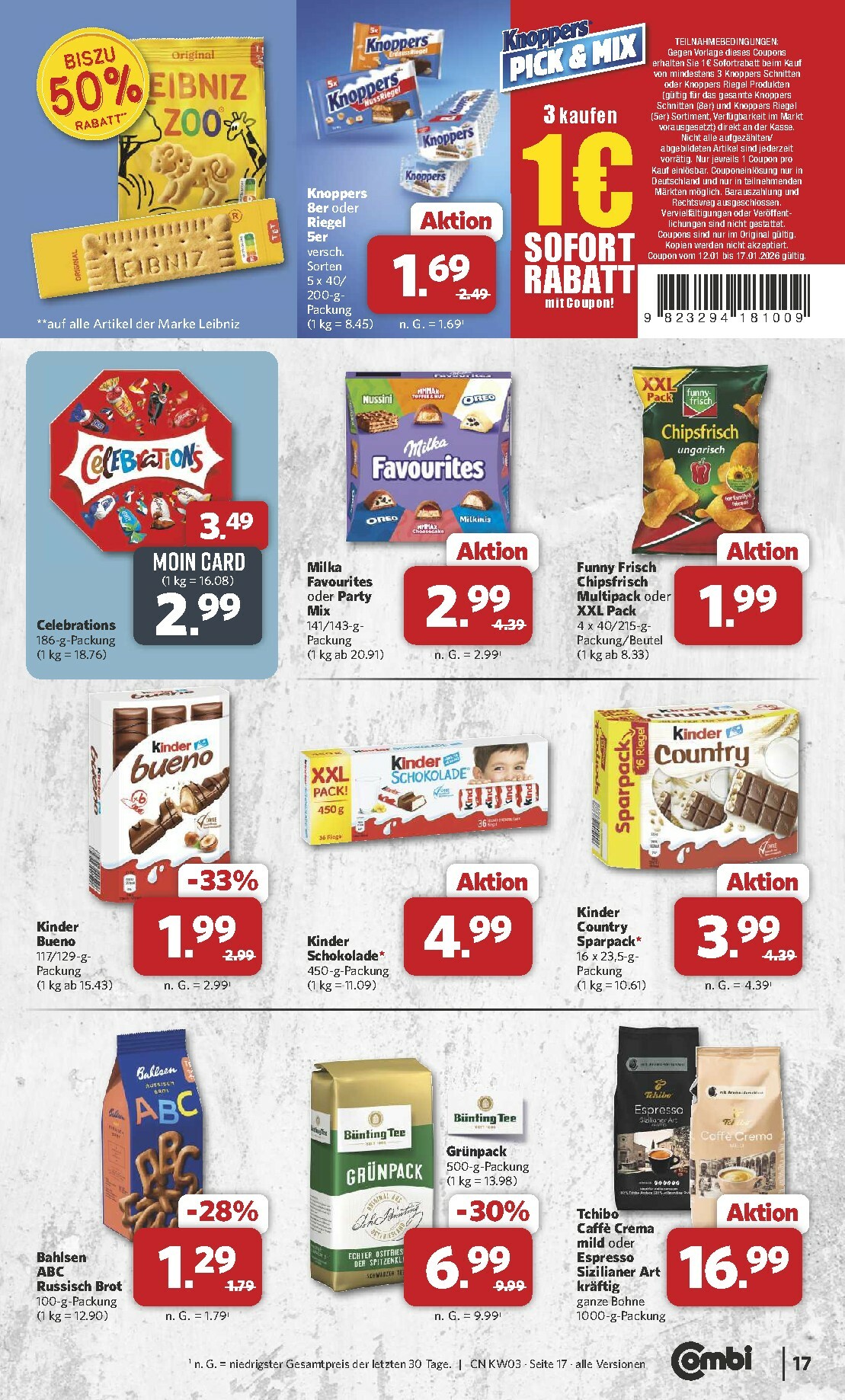 combi - Combi-Prospekt gültig vom 12.01. bis 17.01. - page: 17