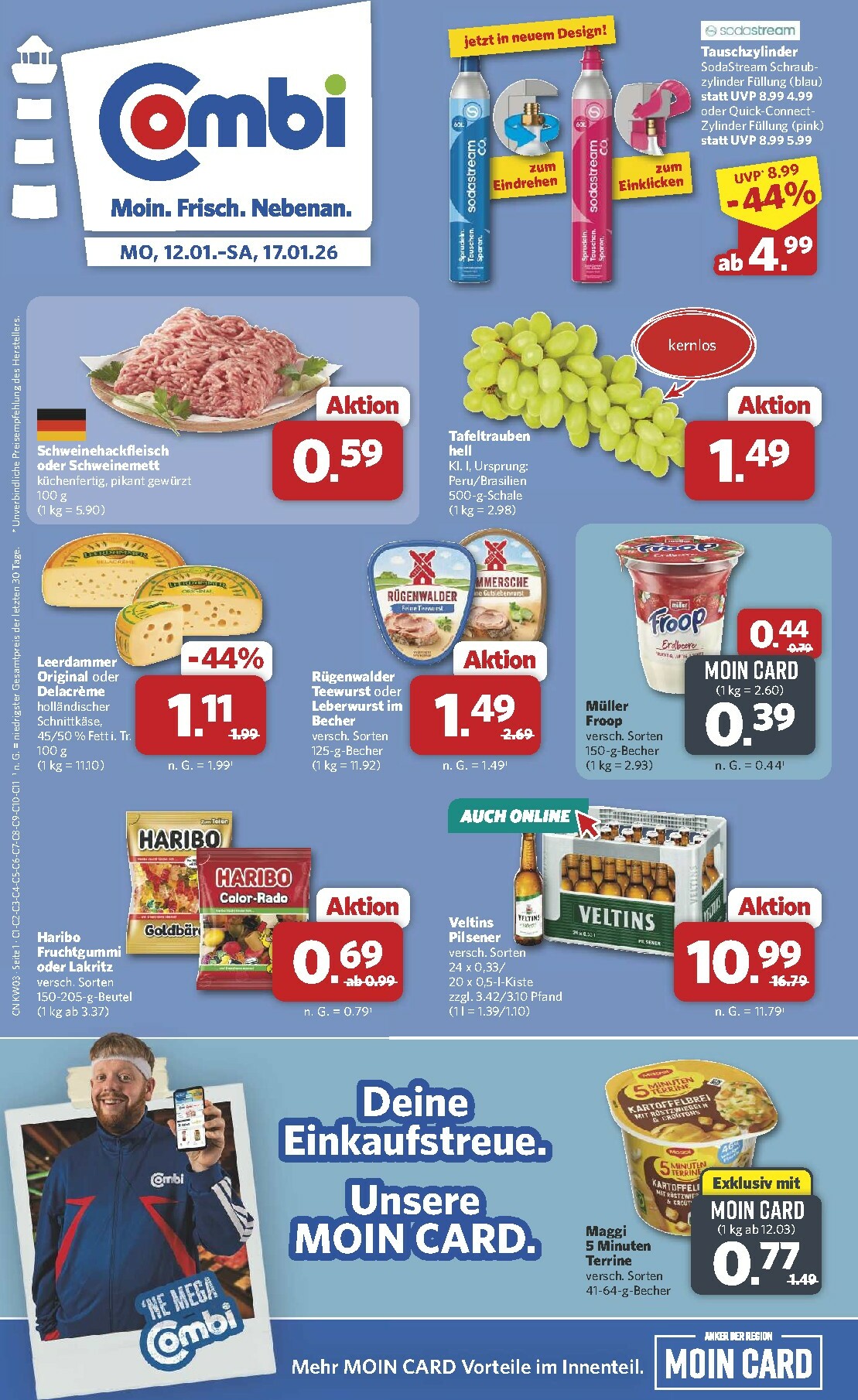 combi - Combi-Prospekt gültig vom 12.01. bis 17.01.