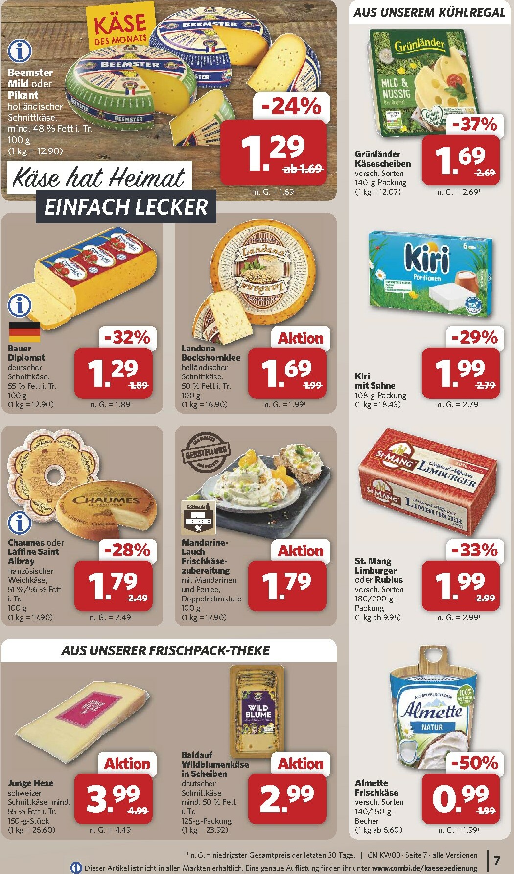 combi - Combi-Prospekt gültig vom 12.01. bis 17.01. - page: 7