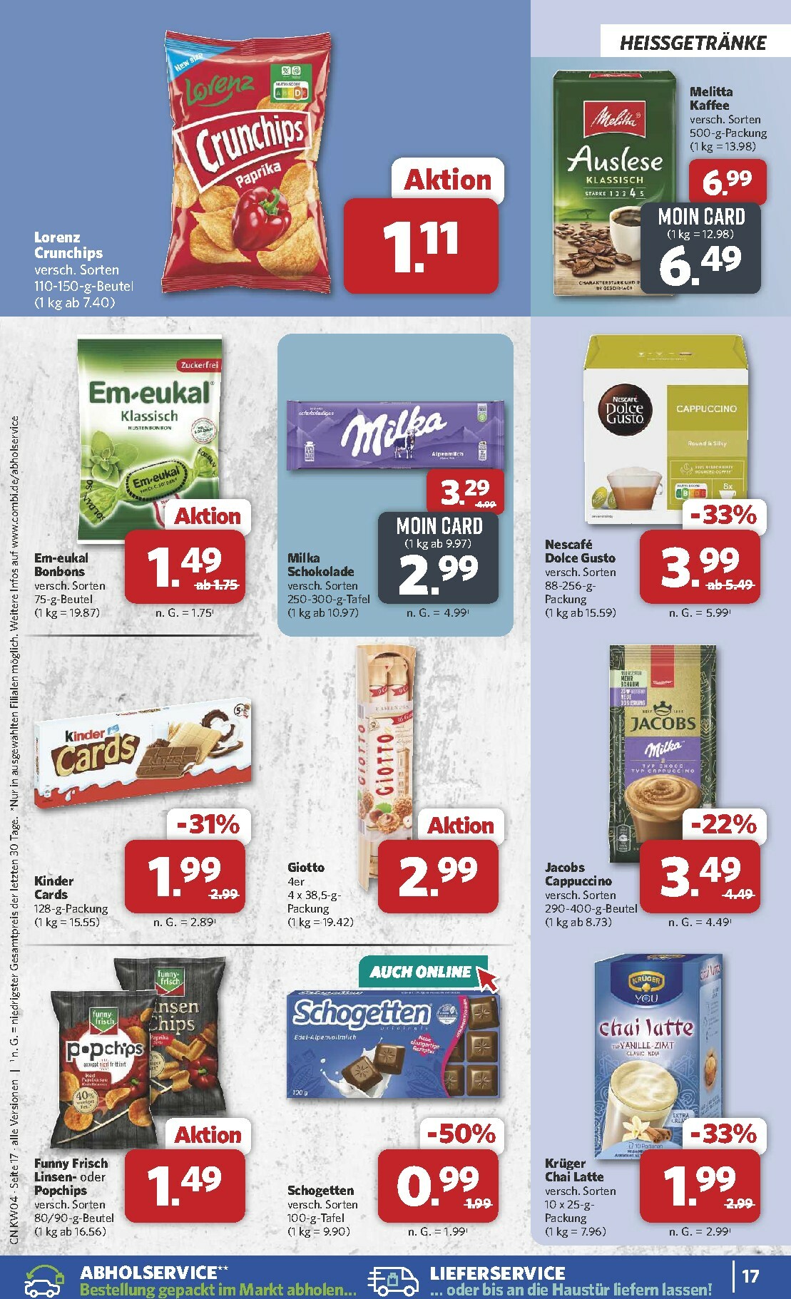 combi - Combi-Prospekt gültig vom 19.01. bis 24.01. - page: 17