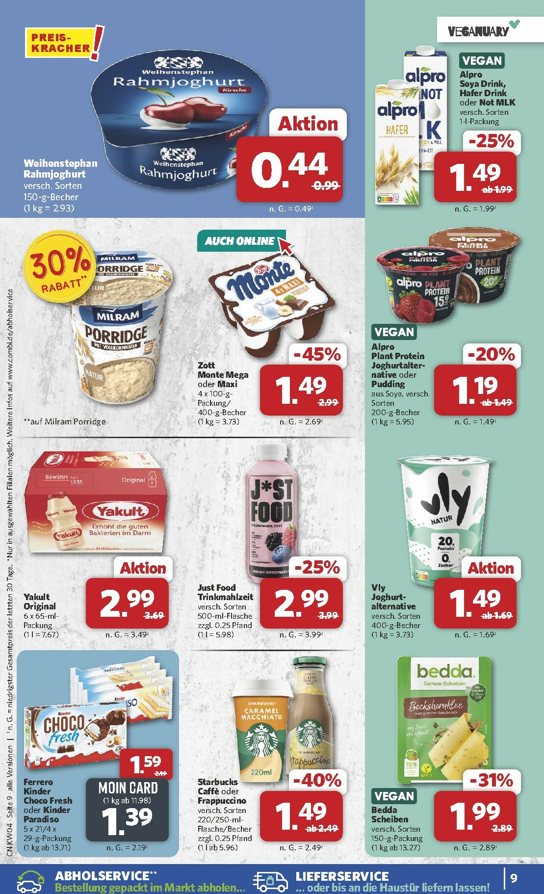 combi - Combi-Prospekt gültig vom 19.01. bis 24.01. - page: 9