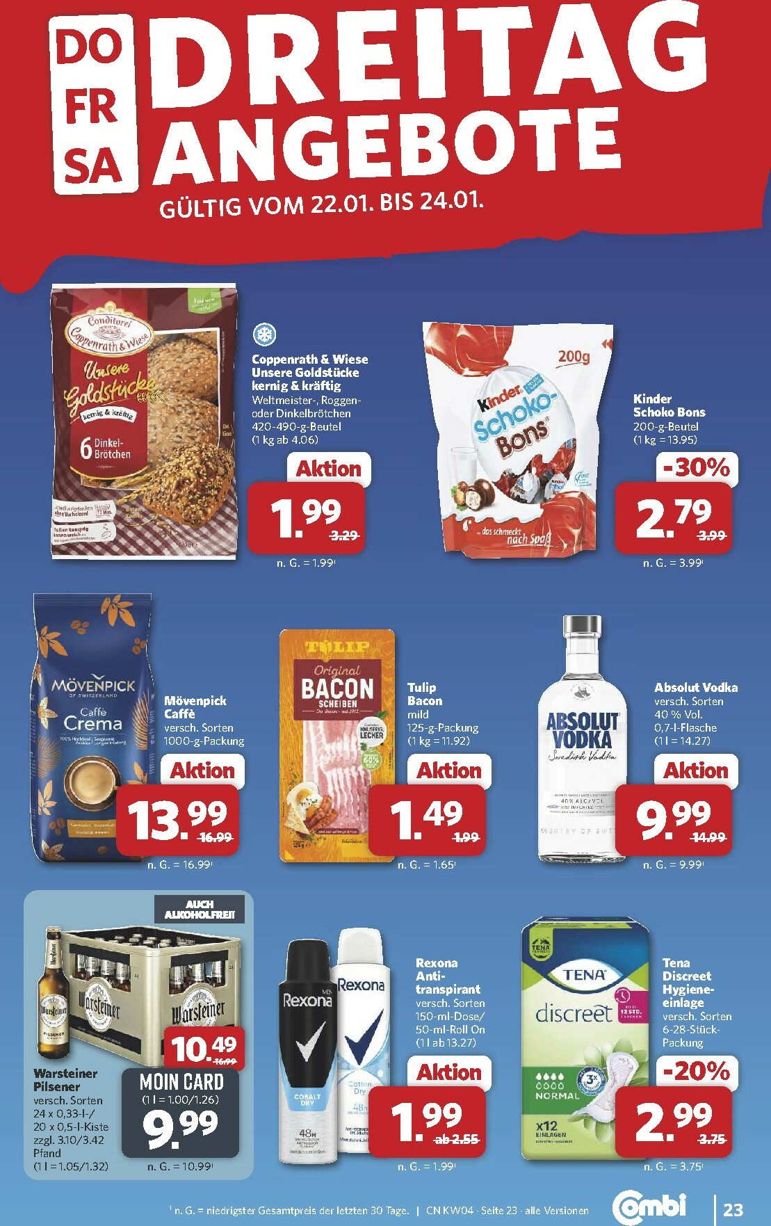 combi - Combi-Prospekt gültig vom 19.01. bis 24.01. - page: 23