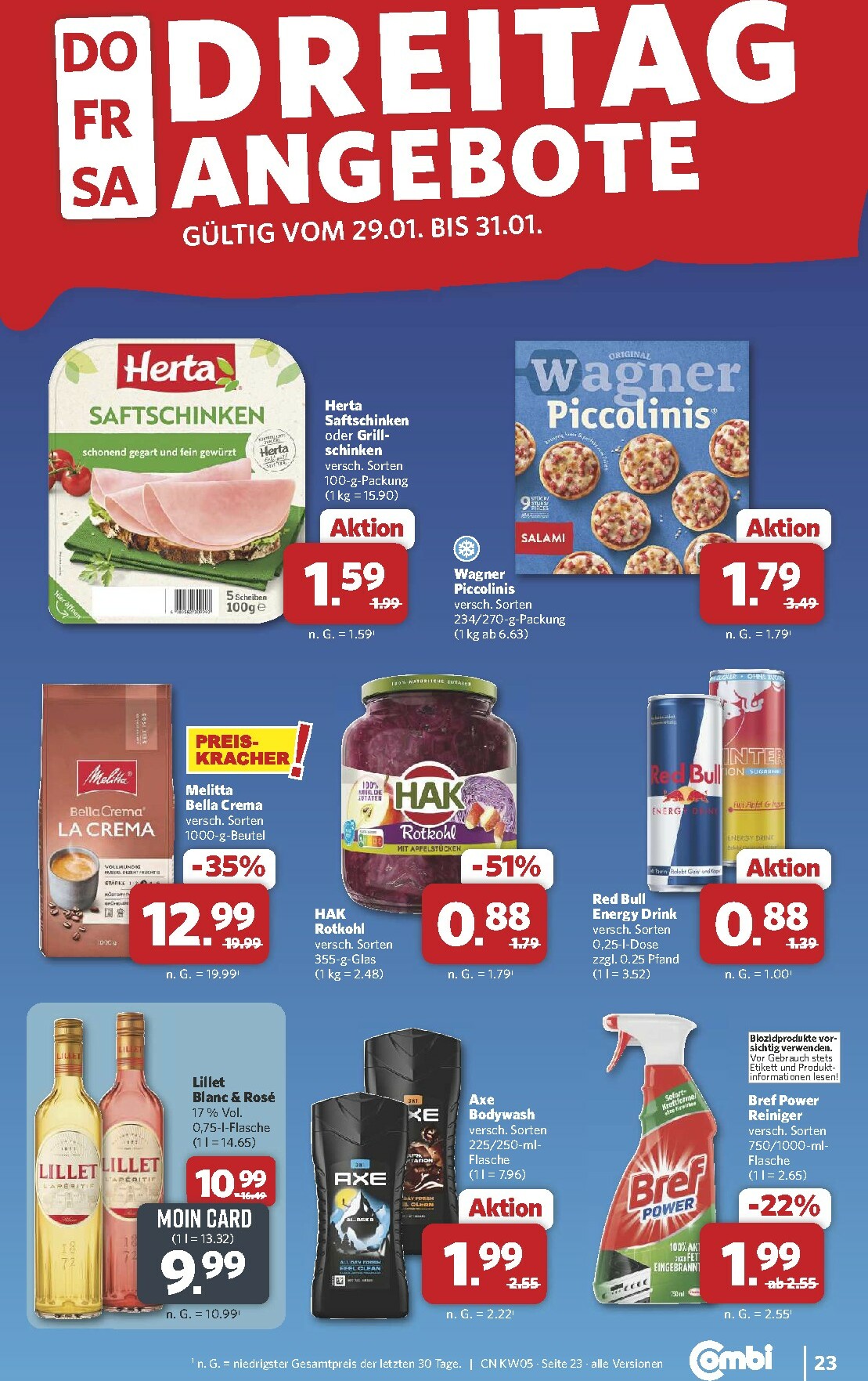 combi - Combi-Prospekt gültig vom 26.01. bis 31.01. - page: 23