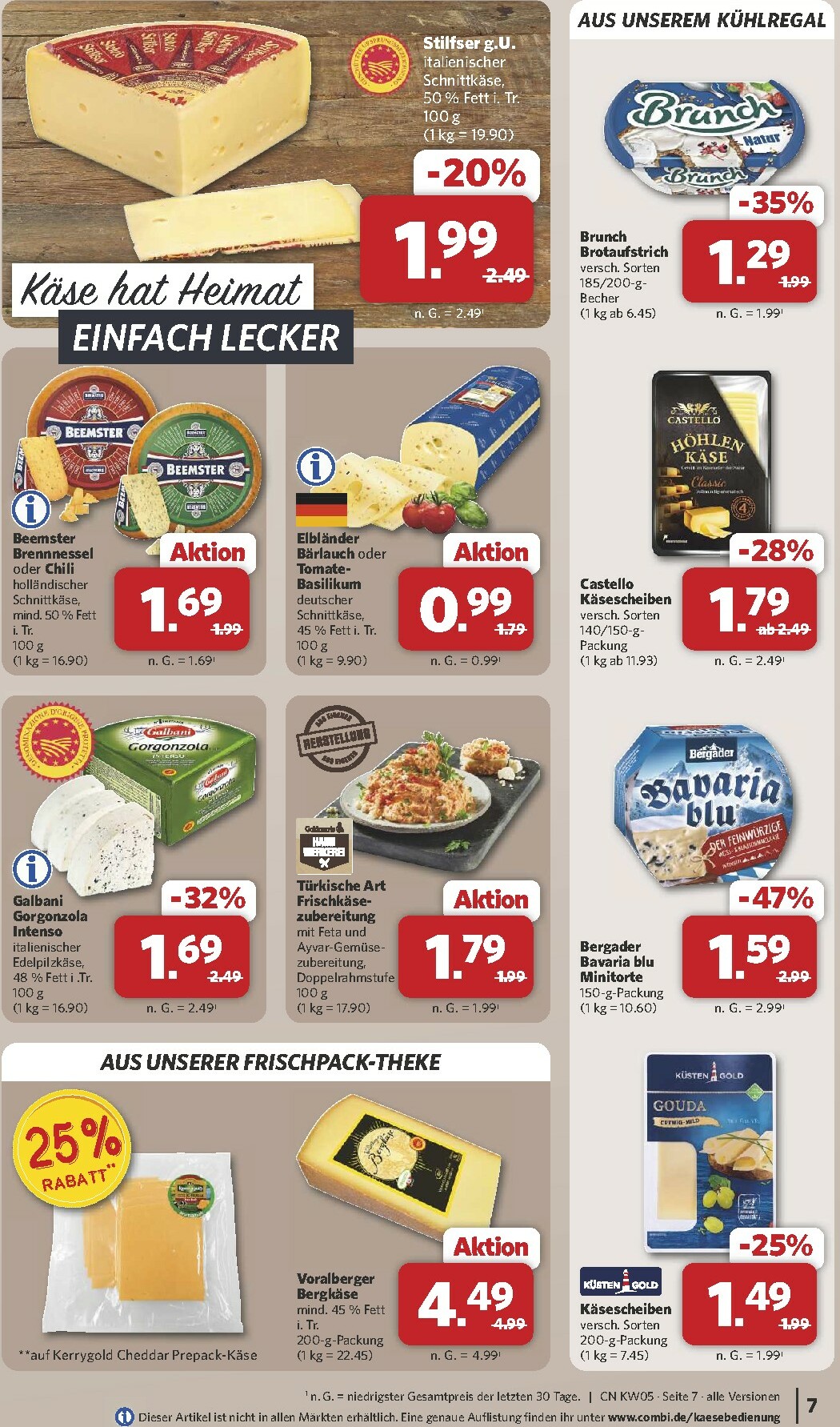 combi - Combi-Prospekt gültig vom 26.01. bis 31.01. - page: 7