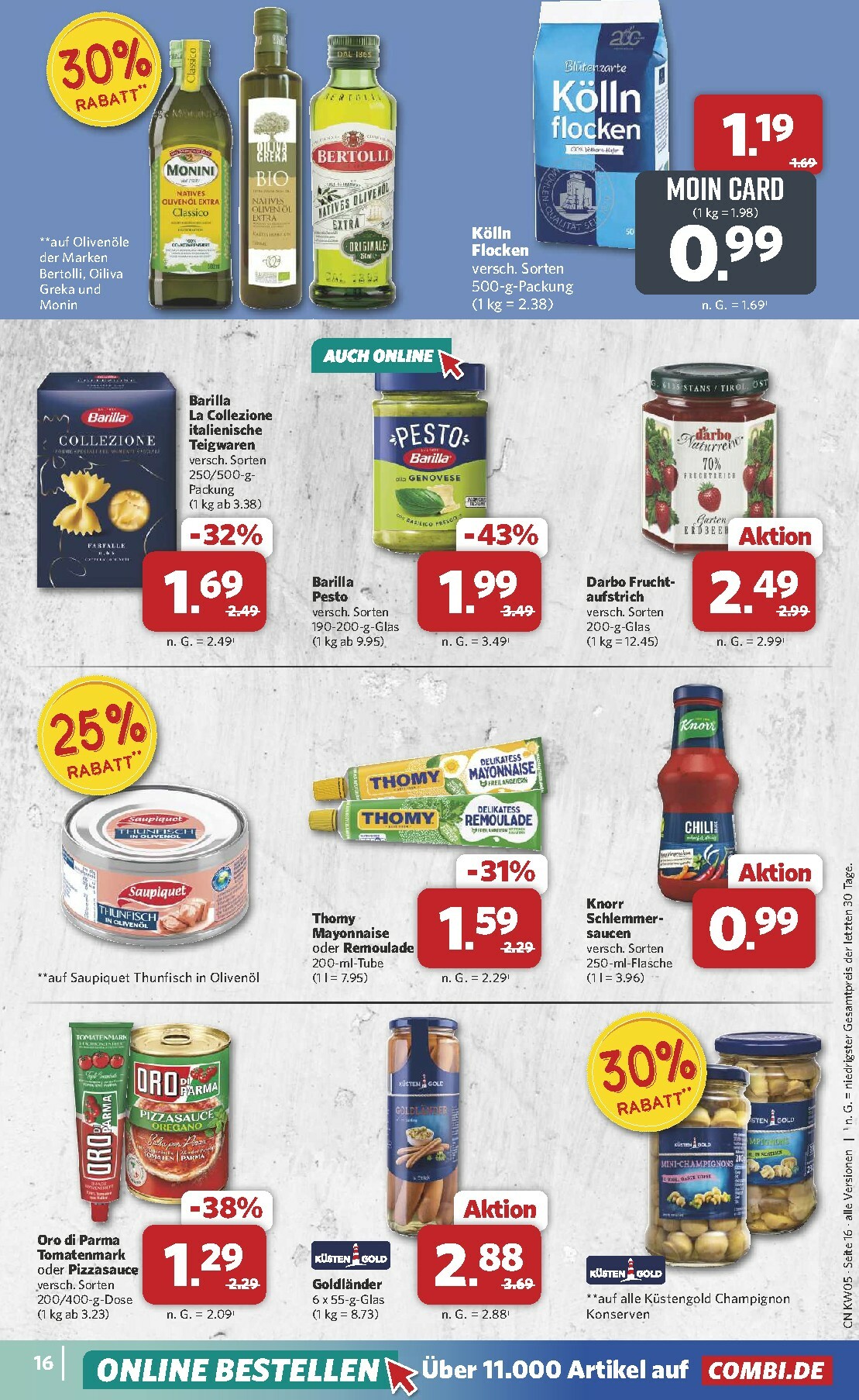 combi - Combi-Prospekt gültig vom 26.01. bis 31.01. - page: 16