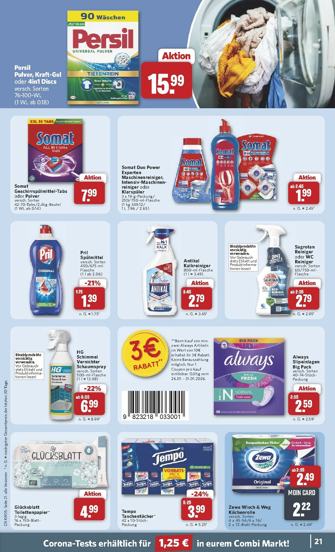 combi - Combi-Prospekt gültig vom 26.01. bis 31.01. - page: 21