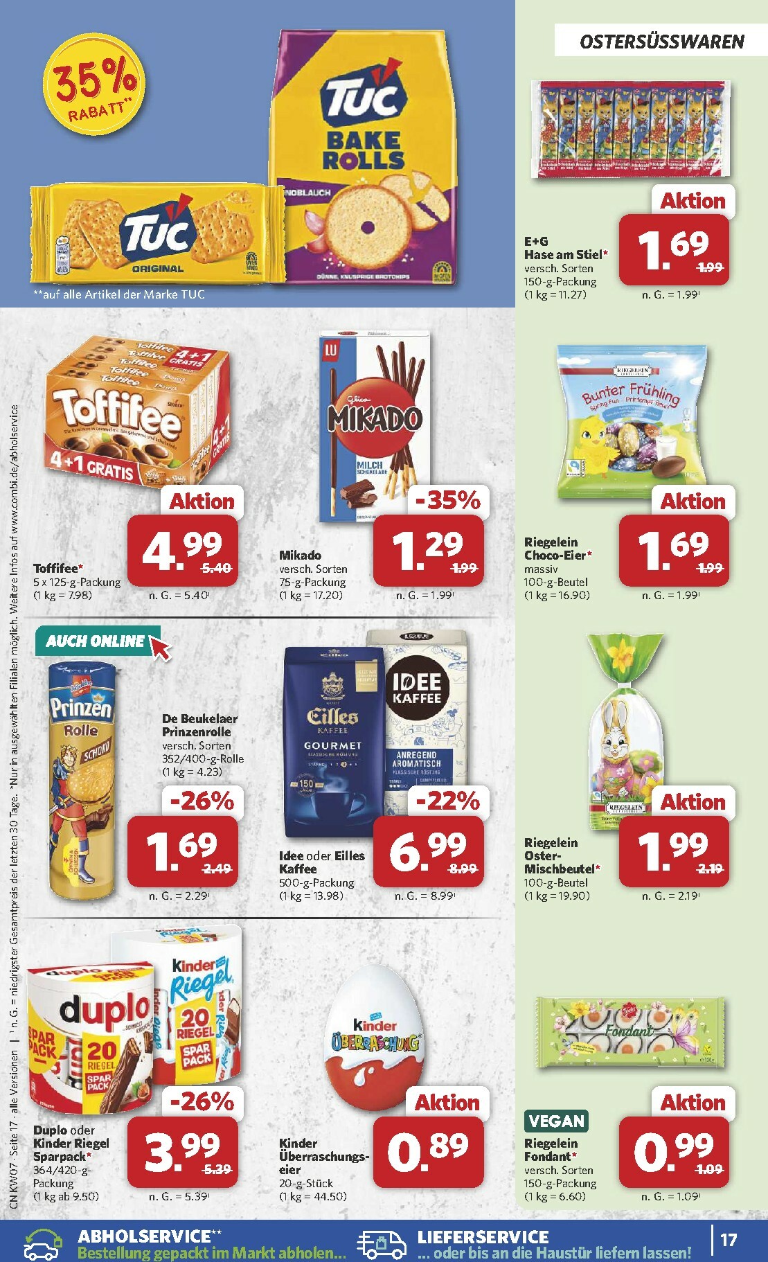 combi - Combi-Prospekt gültig vom 09.02.2026 bis 14.02.2026 - page: 17