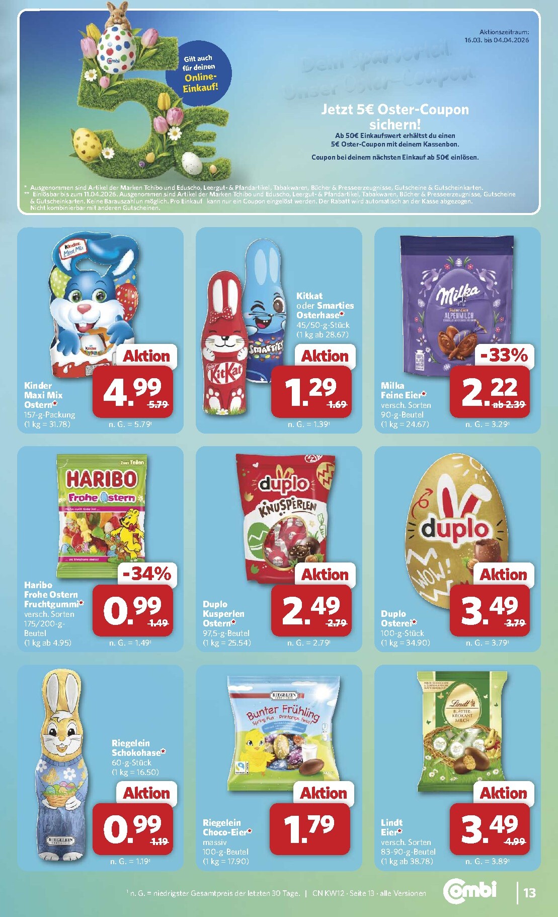 combi - Combi-Prospekt gültig vom 16.03.2026 bis 21.03.2026 - page: 13